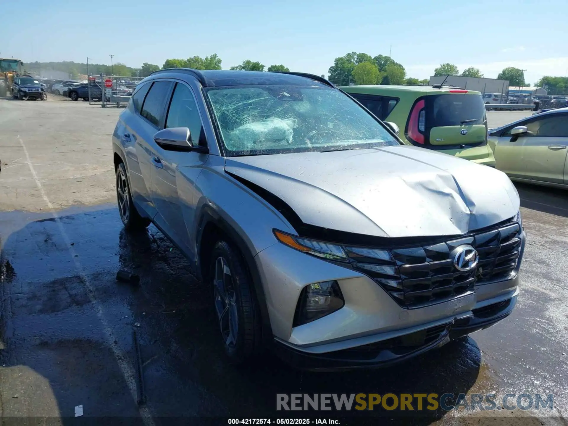 1 Photograph of a damaged car KM8JCCD17RU235741 HYUNDAI TUCSON HYBRID 2024