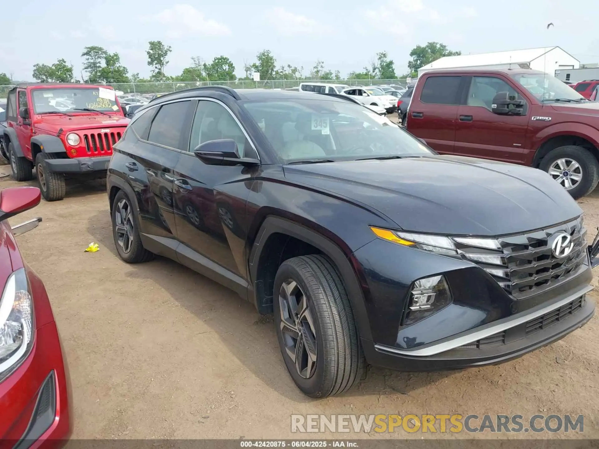 1 Photograph of a damaged car KM8JCCD1XRU203026 HYUNDAI TUCSON HYBRID 2024