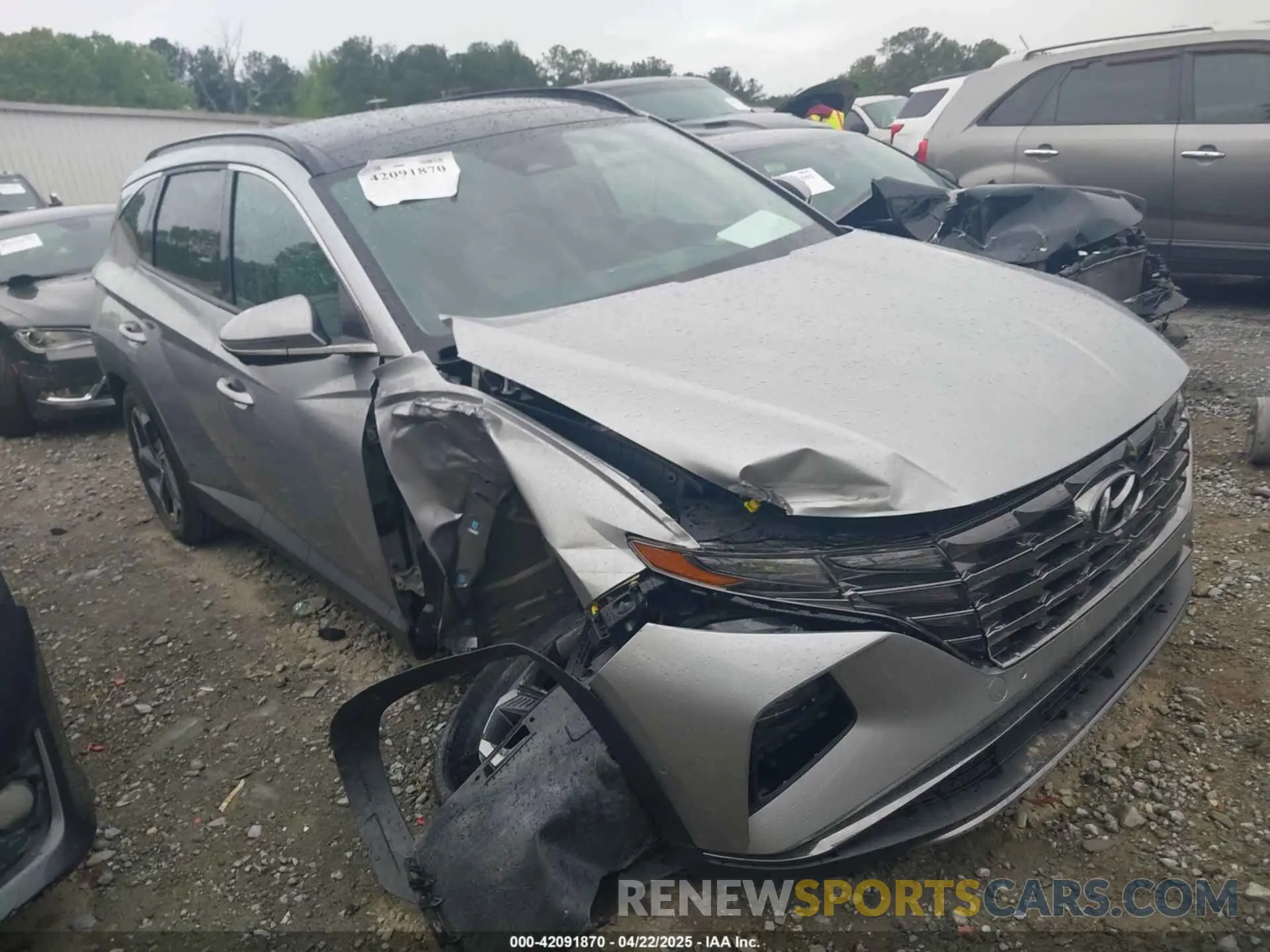 1 Photograph of a damaged car KM8JECD10RU226731 HYUNDAI TUCSON HYBRID 2024