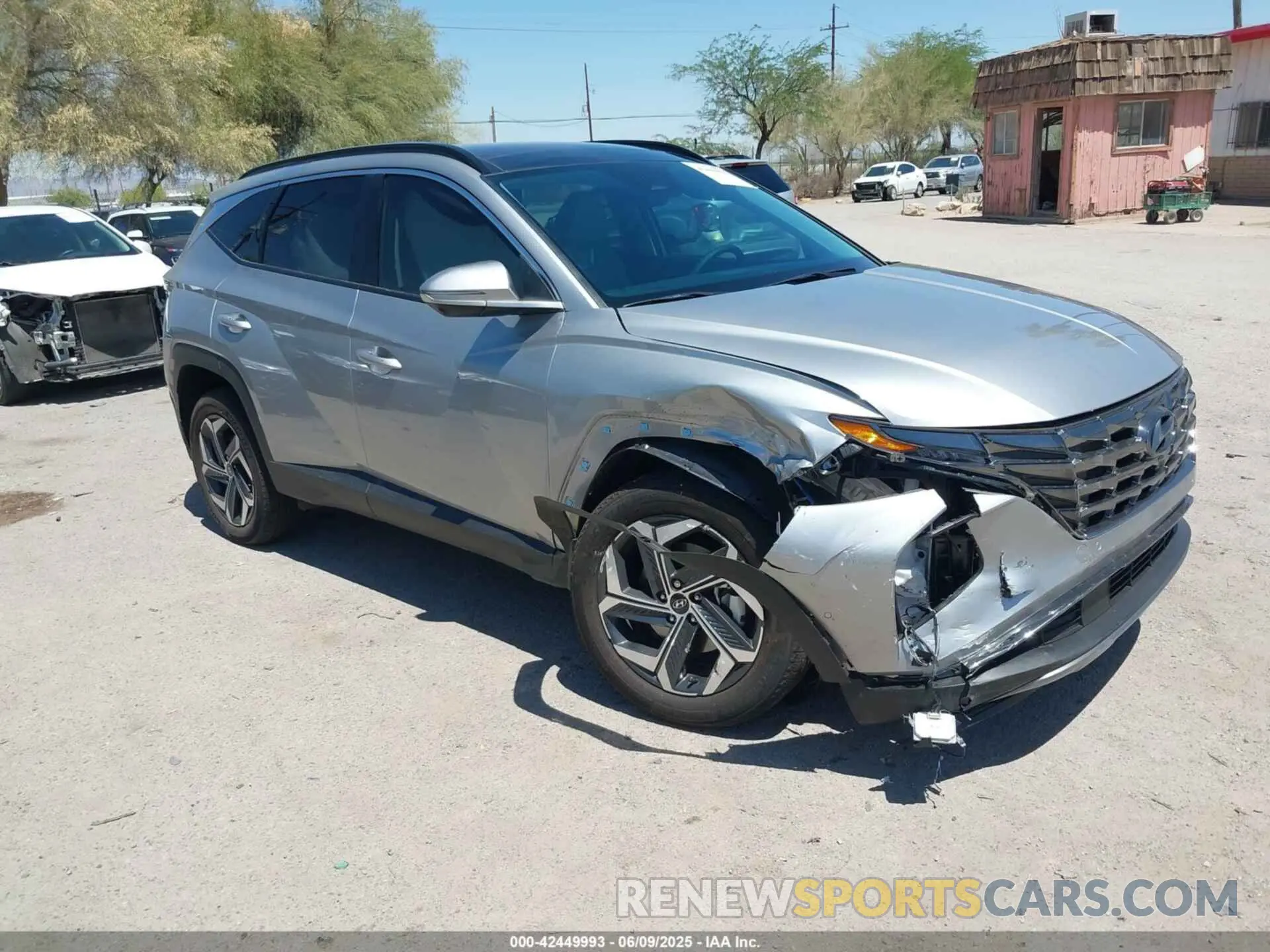 1 Photograph of a damaged car KM8JECD15RU215501 HYUNDAI TUCSON HYBRID 2024