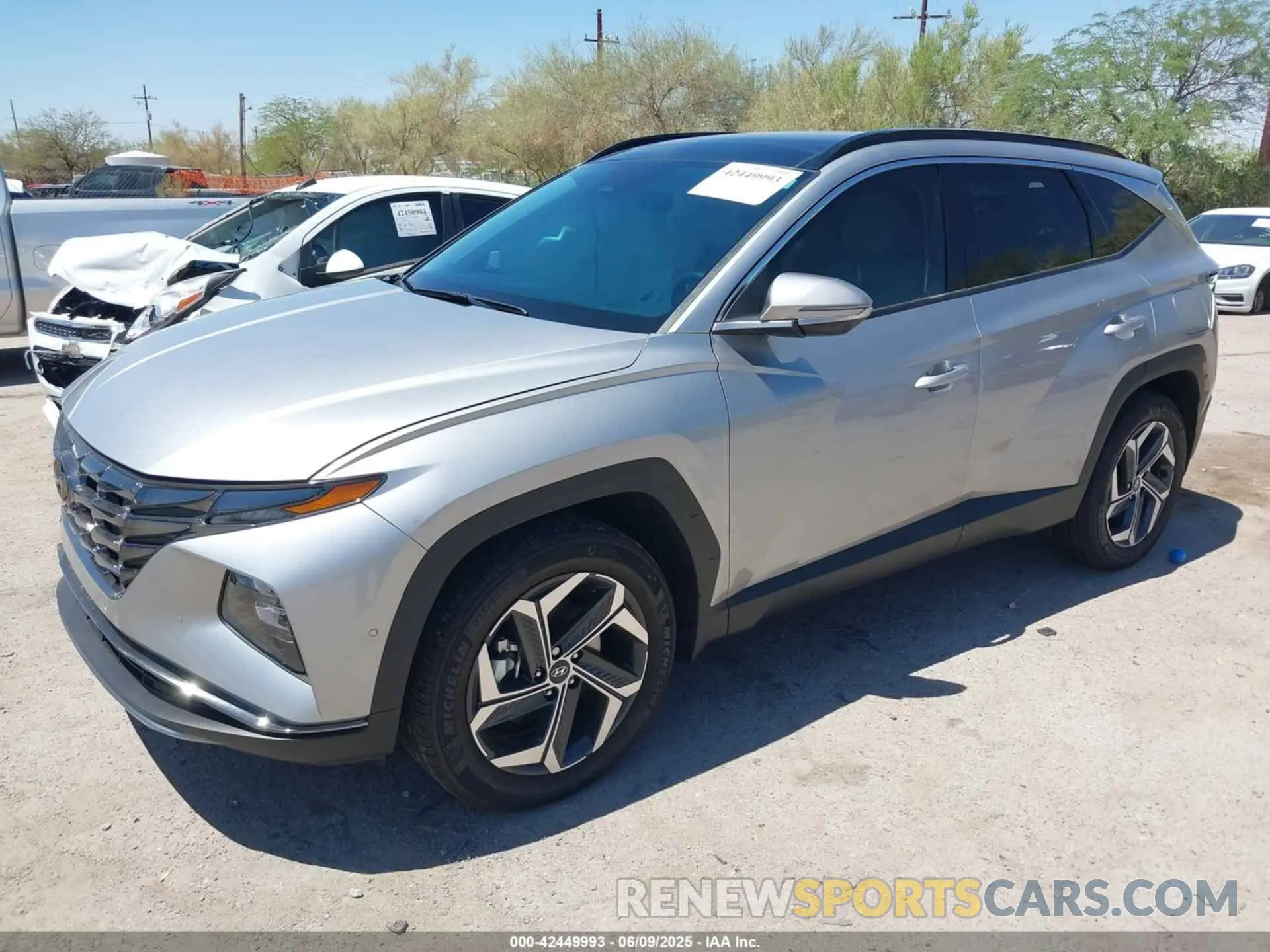2 Photograph of a damaged car KM8JECD15RU215501 HYUNDAI TUCSON HYBRID 2024