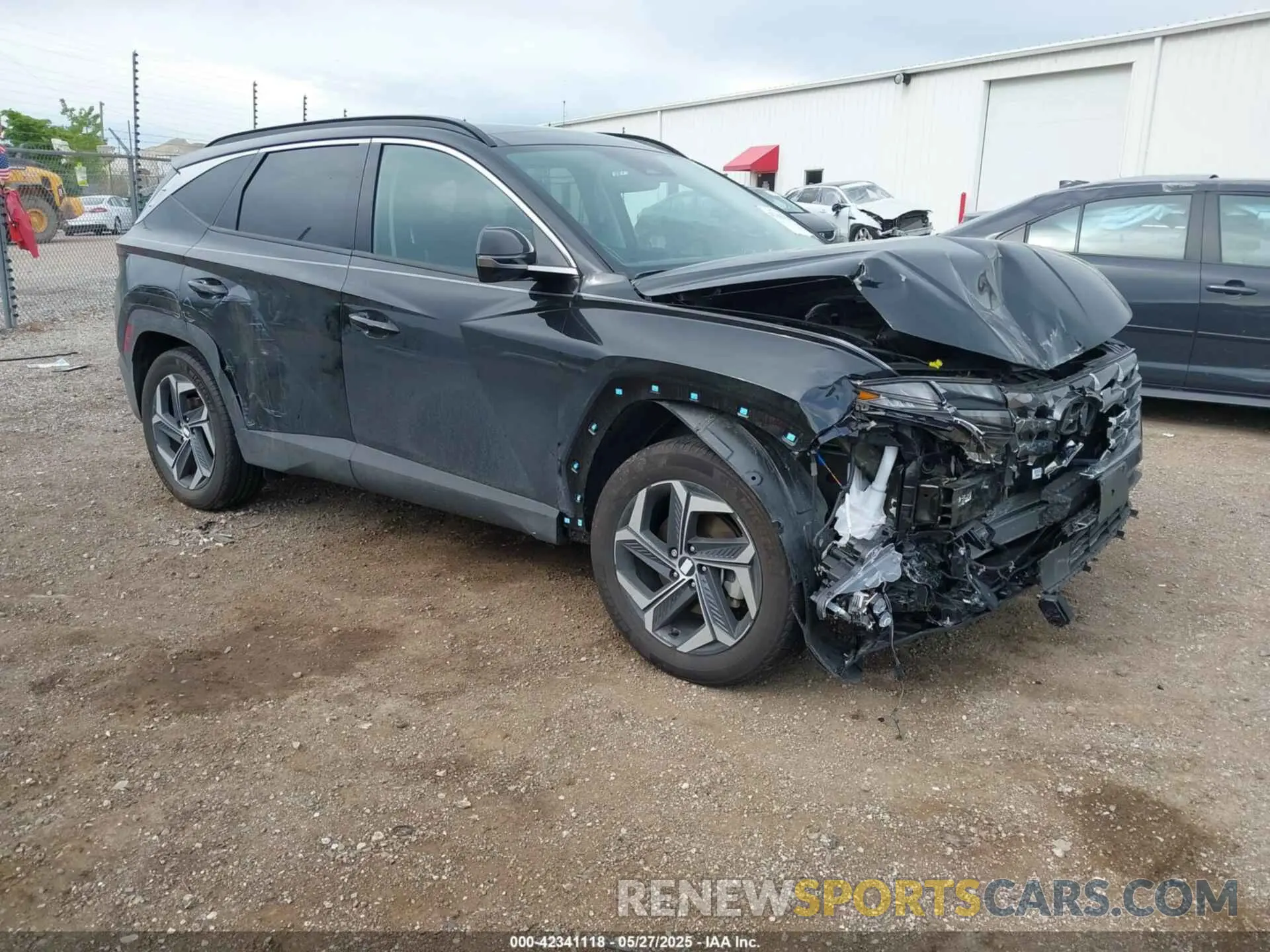 1 Photograph of a damaged car KM8JECD15RU243475 HYUNDAI TUCSON HYBRID 2024