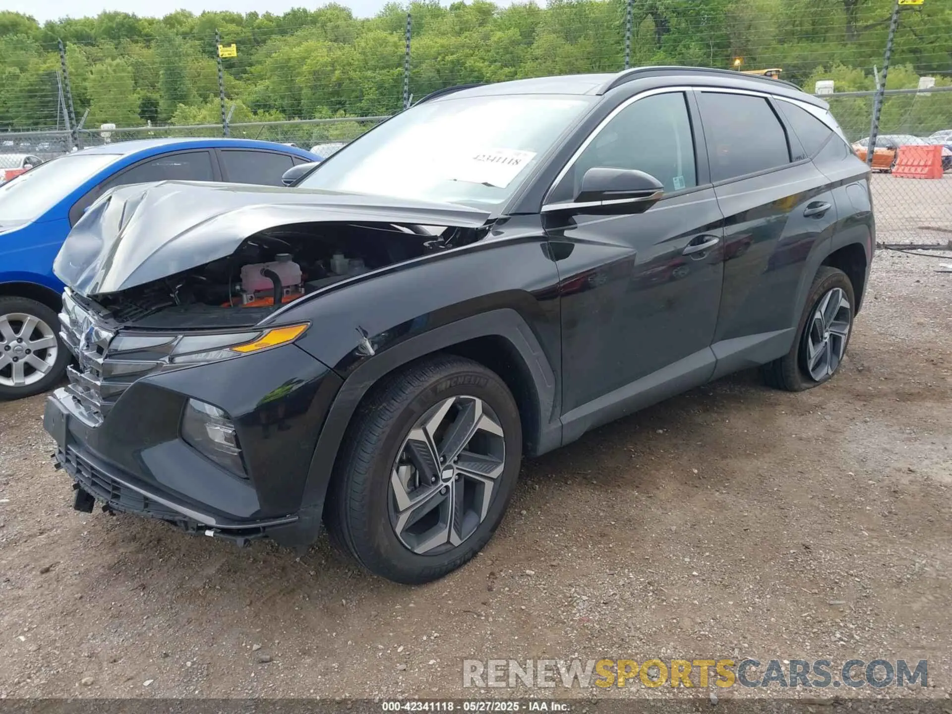 2 Photograph of a damaged car KM8JECD15RU243475 HYUNDAI TUCSON HYBRID 2024