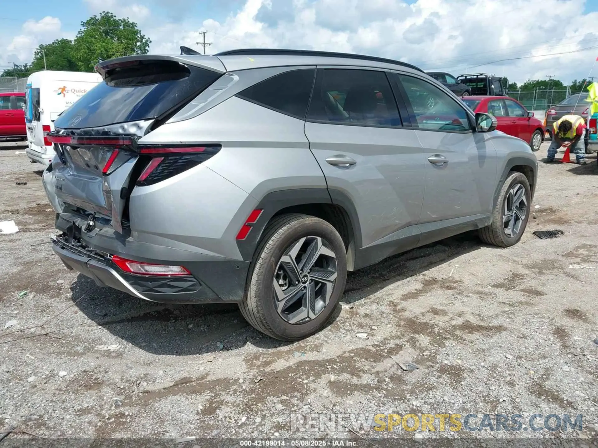 4 Photograph of a damaged car KM8JECD16RU195131 HYUNDAI TUCSON HYBRID 2024