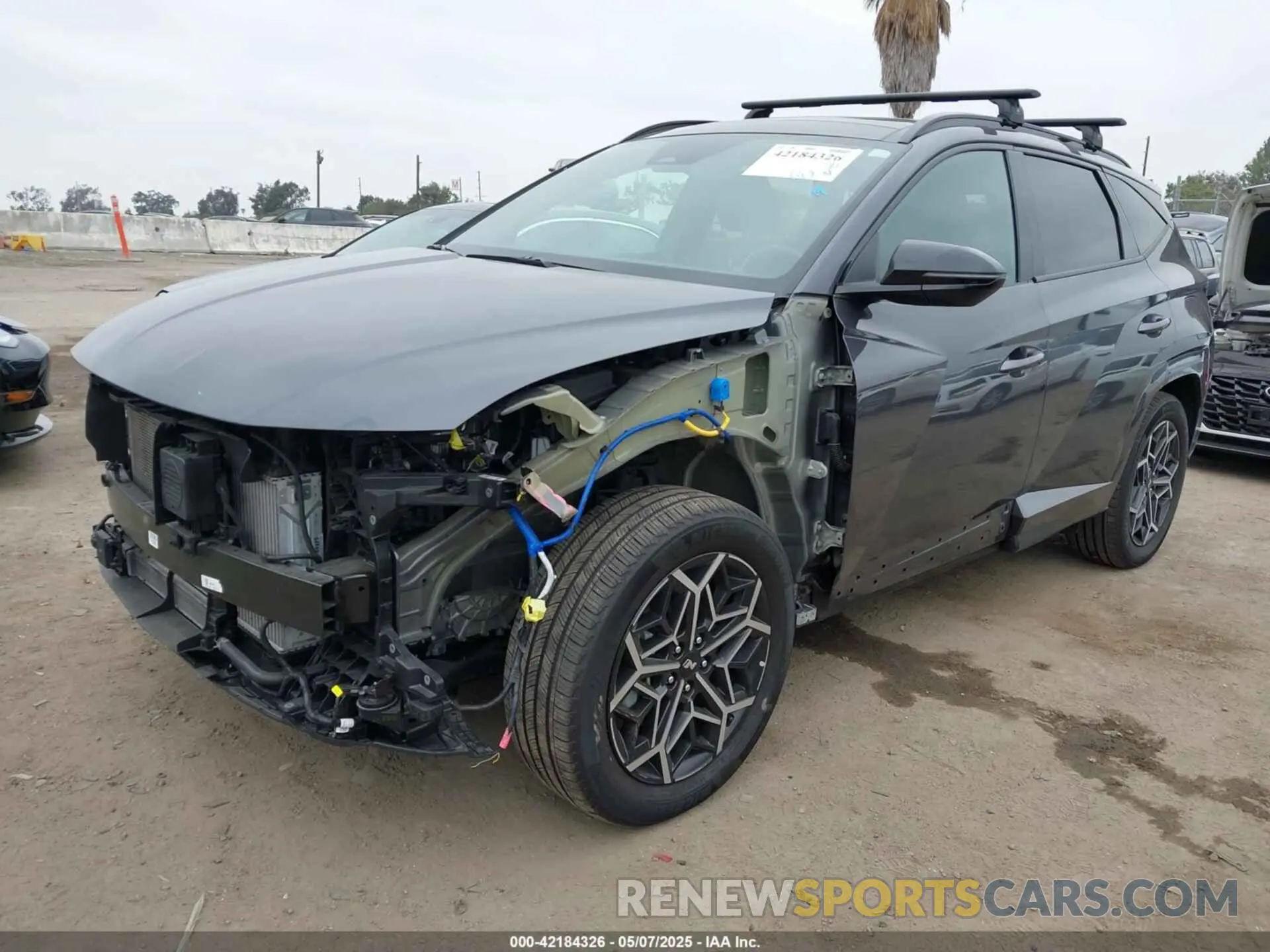 2 Photograph of a damaged car KM8JFCD10RU145581 HYUNDAI TUCSON HYBRID 2024