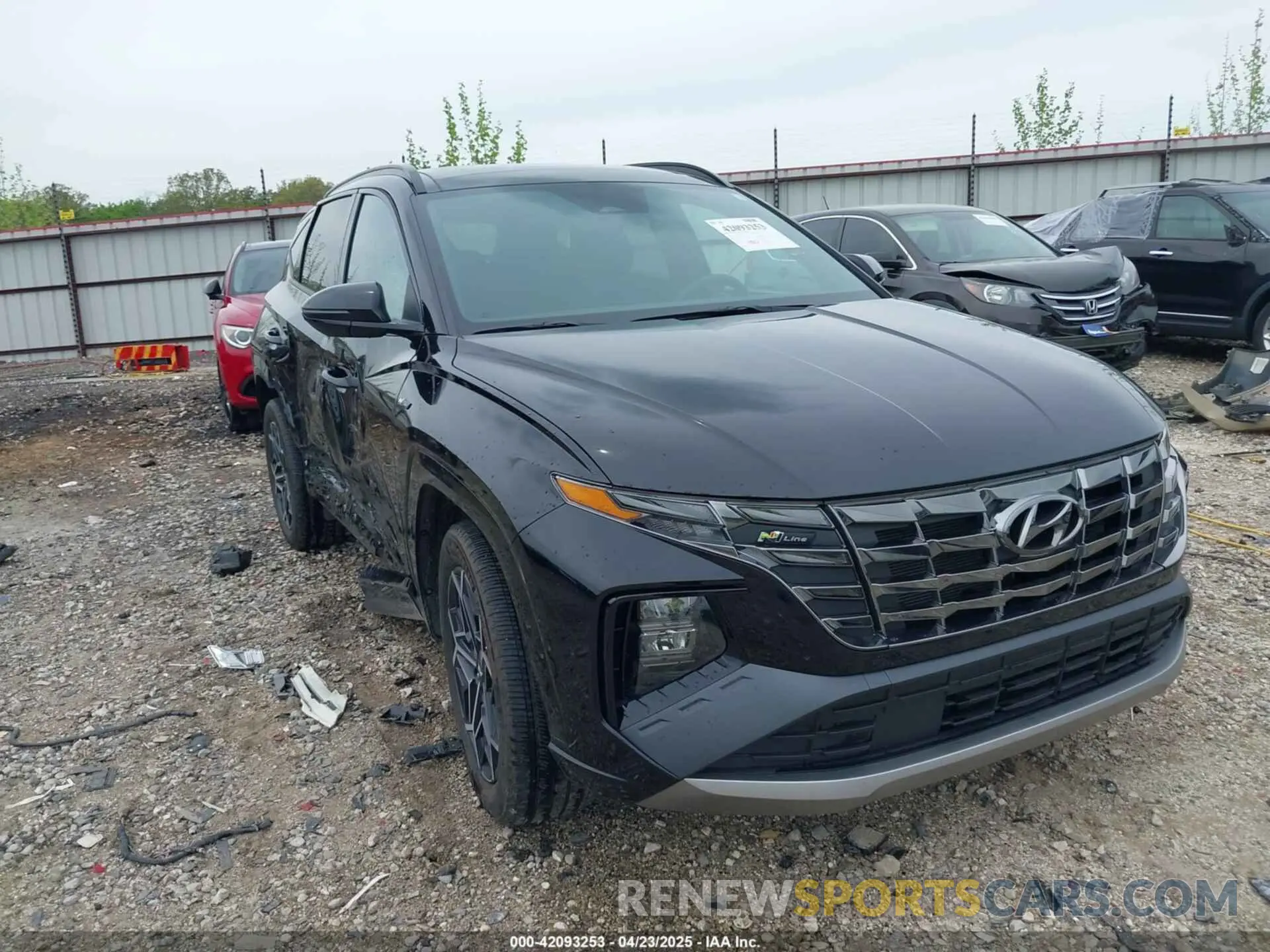 1 Photograph of a damaged car KM8JFCD11RU181165 HYUNDAI TUCSON HYBRID 2024