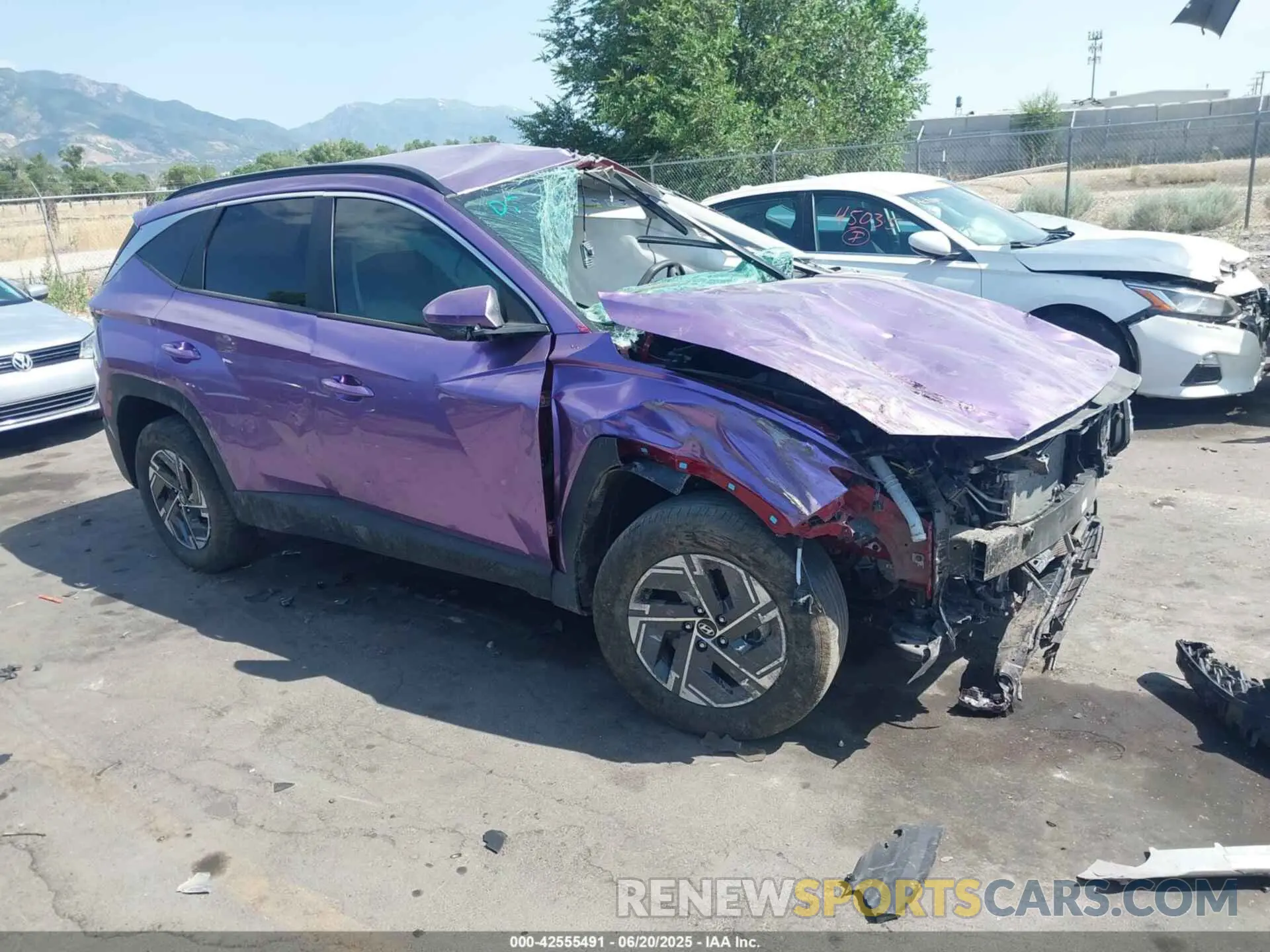 1 Photograph of a damaged car KM8JBDD16SU273699 HYUNDAI TUCSON HYBRID 2025