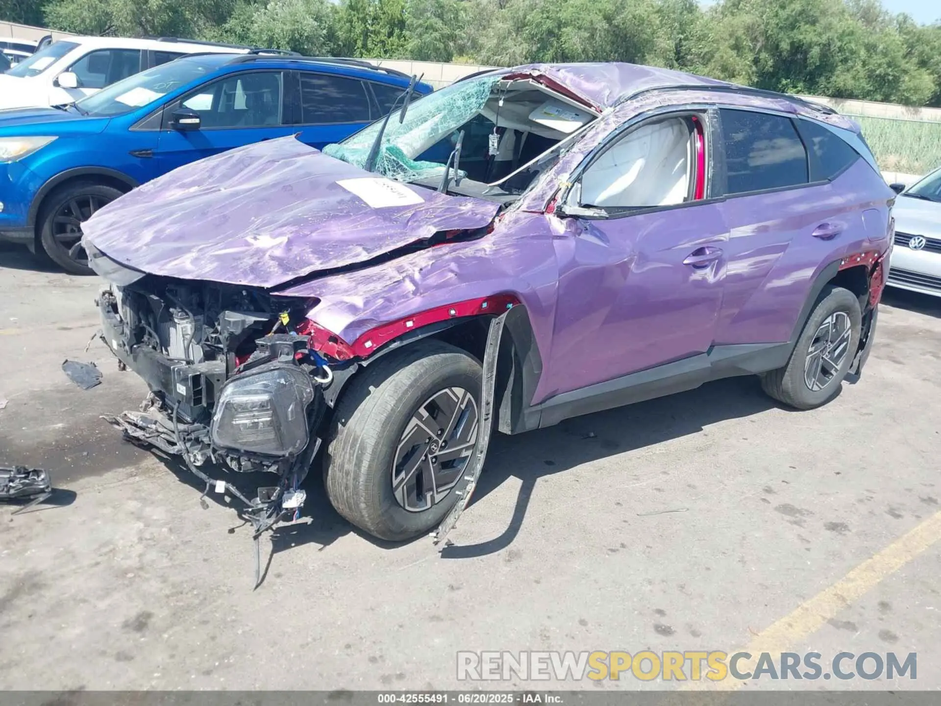 2 Photograph of a damaged car KM8JBDD16SU273699 HYUNDAI TUCSON HYBRID 2025