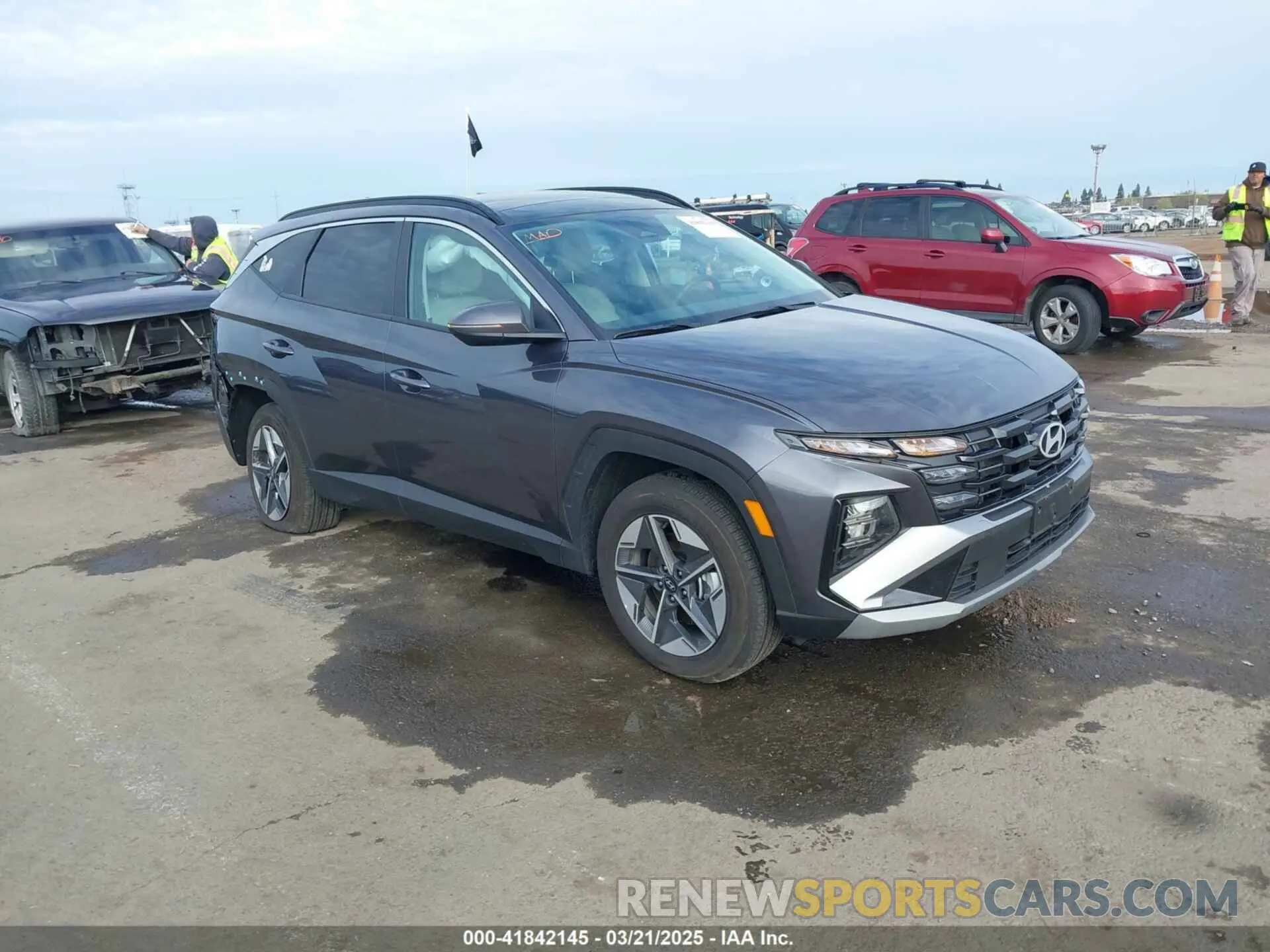 1 Photograph of a damaged car KM8JCDD14SU261256 HYUNDAI TUCSON HYBRID 2025