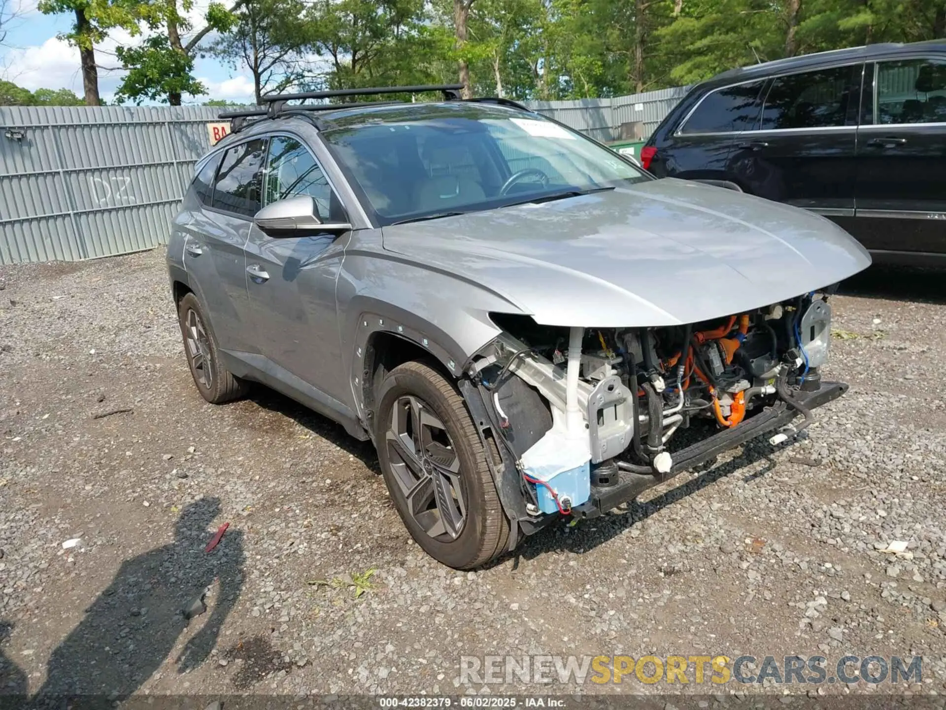 1 Photograph of a damaged car KM8JFDA20NU065999 HYUNDAI TUCSON PLUG-IN HYBRID 2022