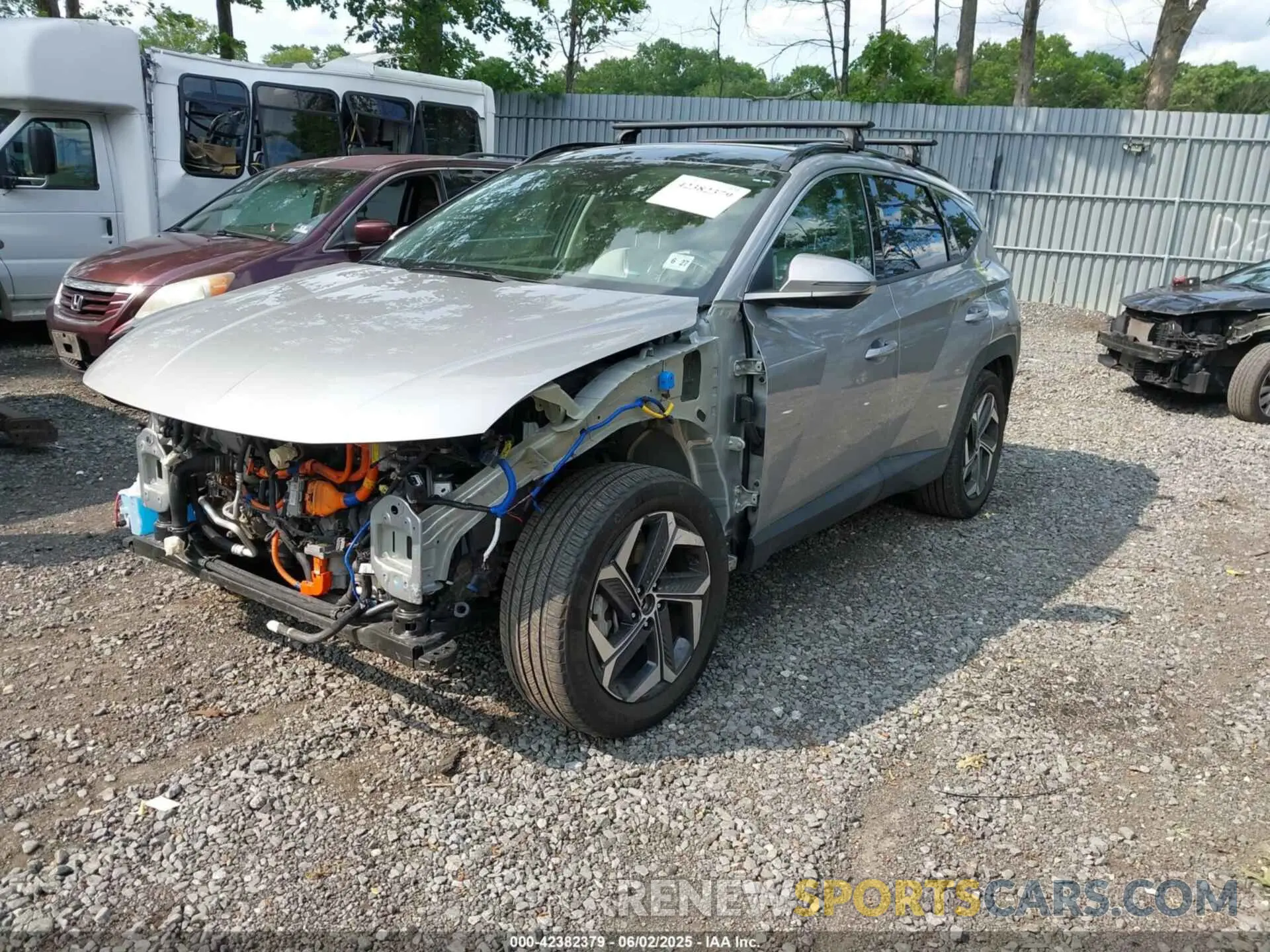 2 Photograph of a damaged car KM8JFDA20NU065999 HYUNDAI TUCSON PLUG-IN HYBRID 2022