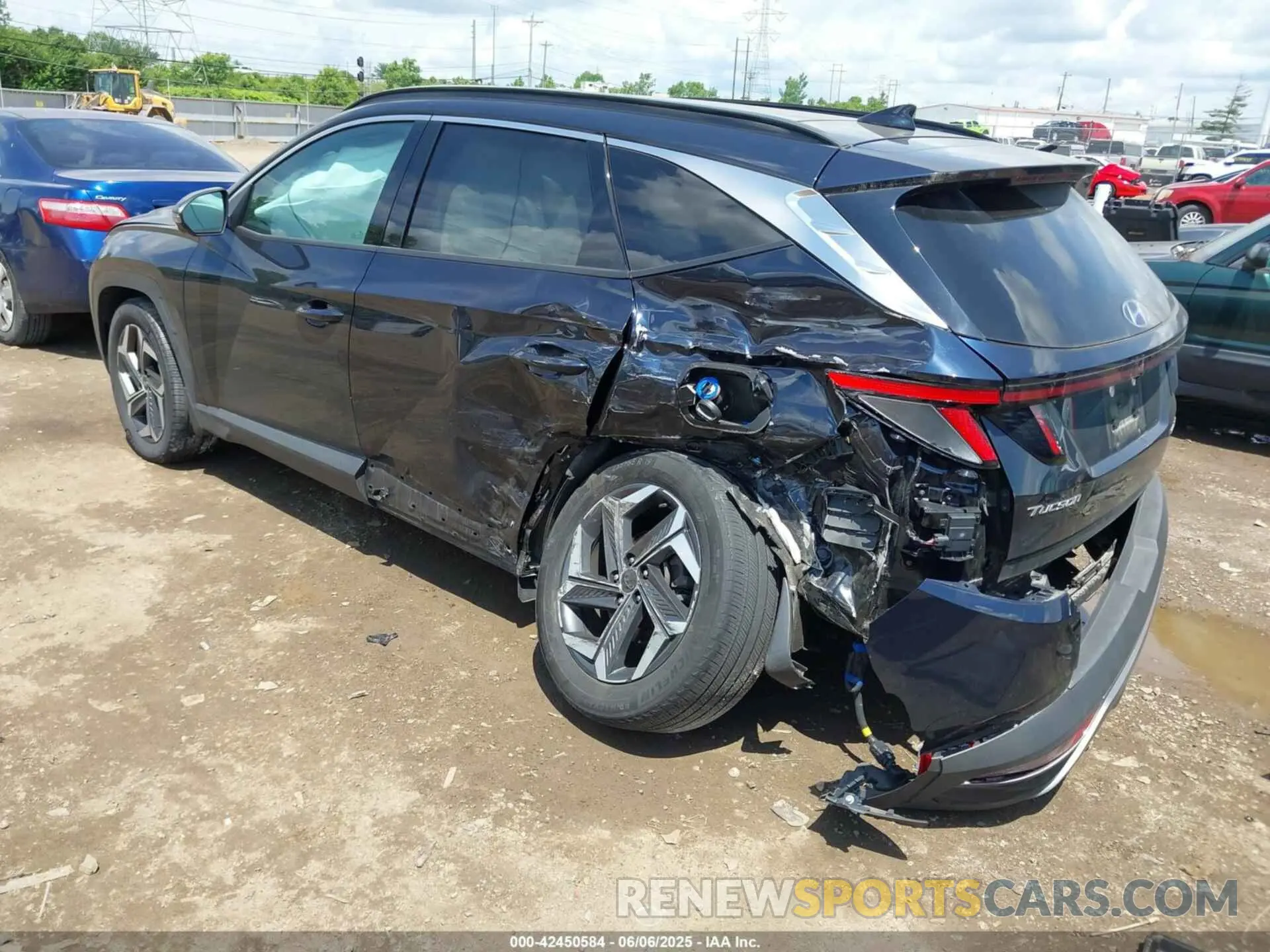 3 Photograph of a damaged car KM8JFDA26NU073735 HYUNDAI TUCSON PLUG-IN HYBRID 2022