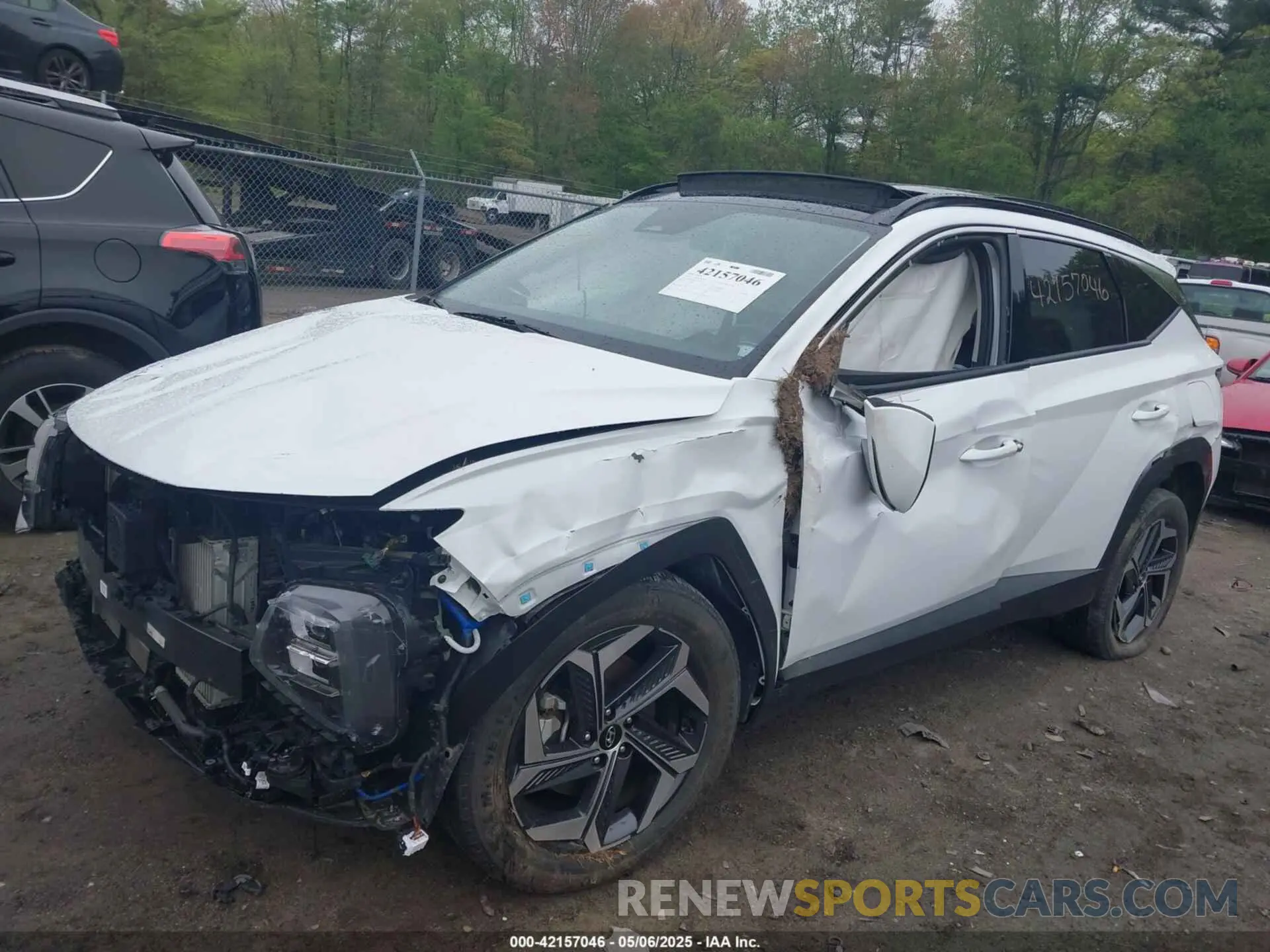 2 Photograph of a damaged car KM8JFDA29NU054211 HYUNDAI TUCSON PLUG-IN HYBRID 2022