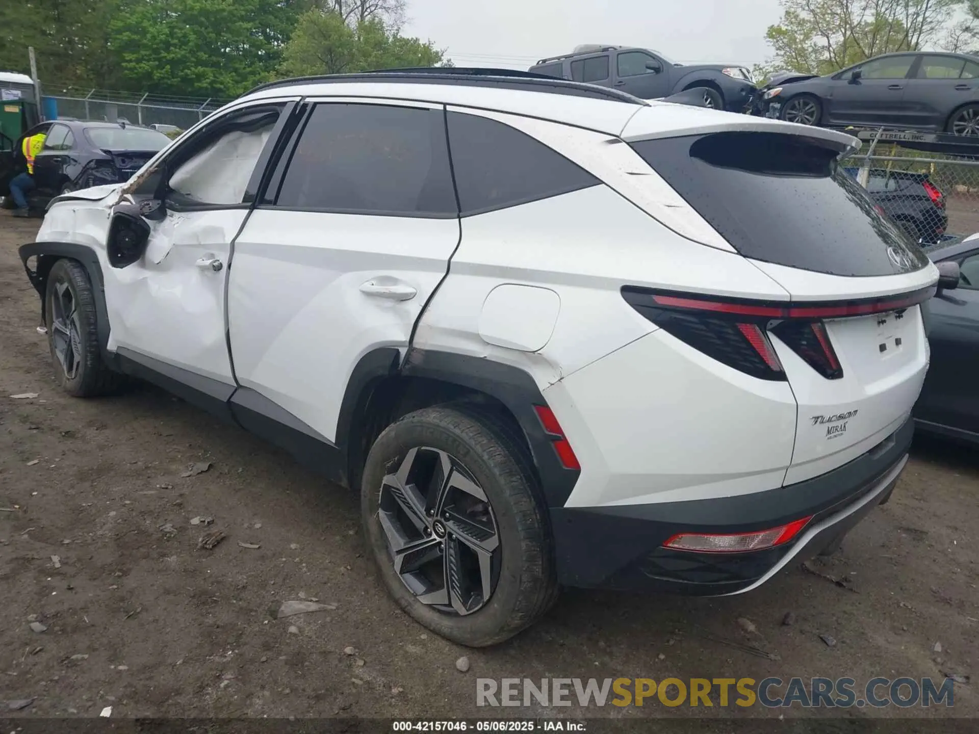 3 Photograph of a damaged car KM8JFDA29NU054211 HYUNDAI TUCSON PLUG-IN HYBRID 2022