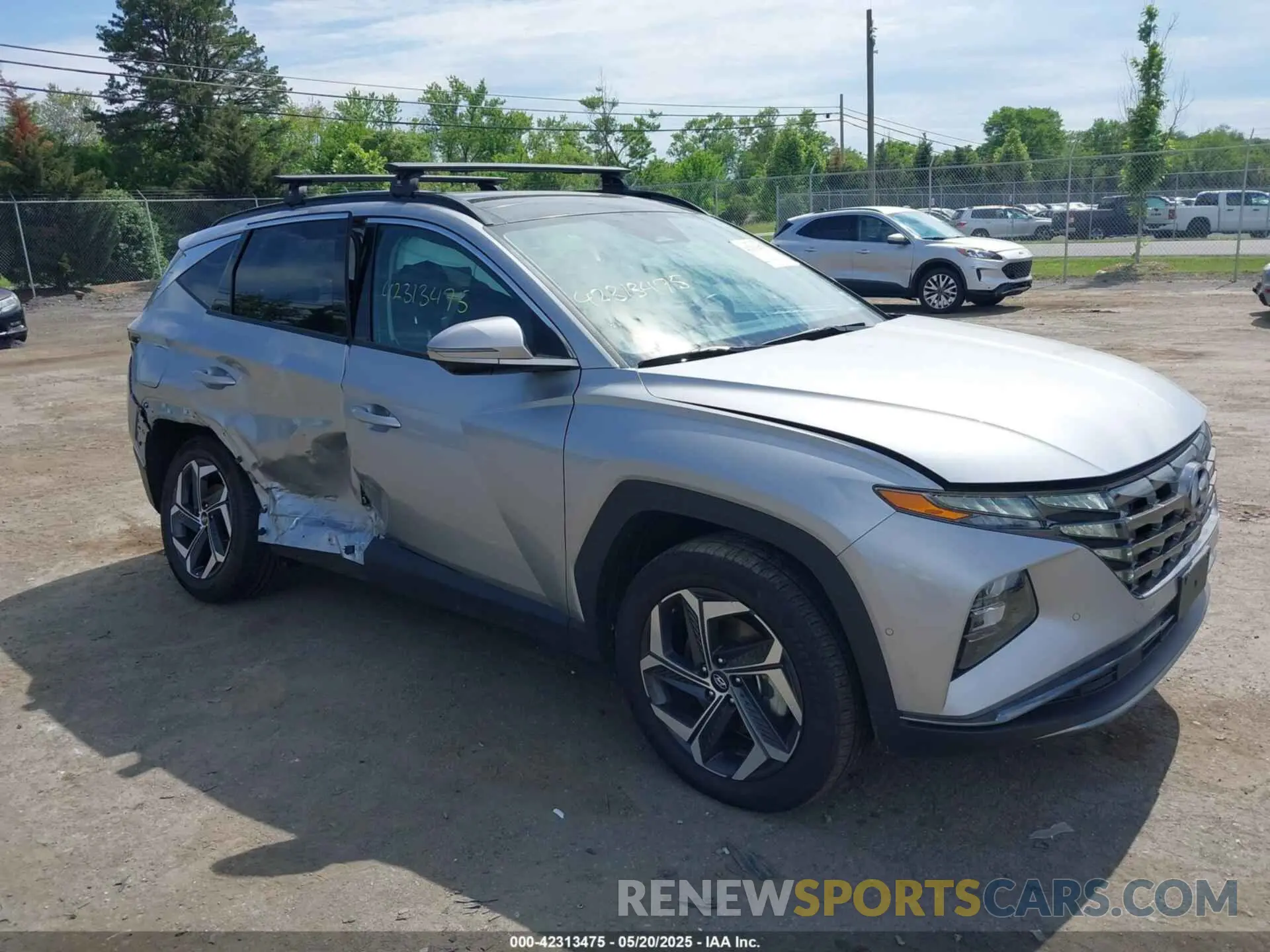 1 Photograph of a damaged car KM8JFDA23PU135689 HYUNDAI TUCSON PLUG-IN HYBRID 2023