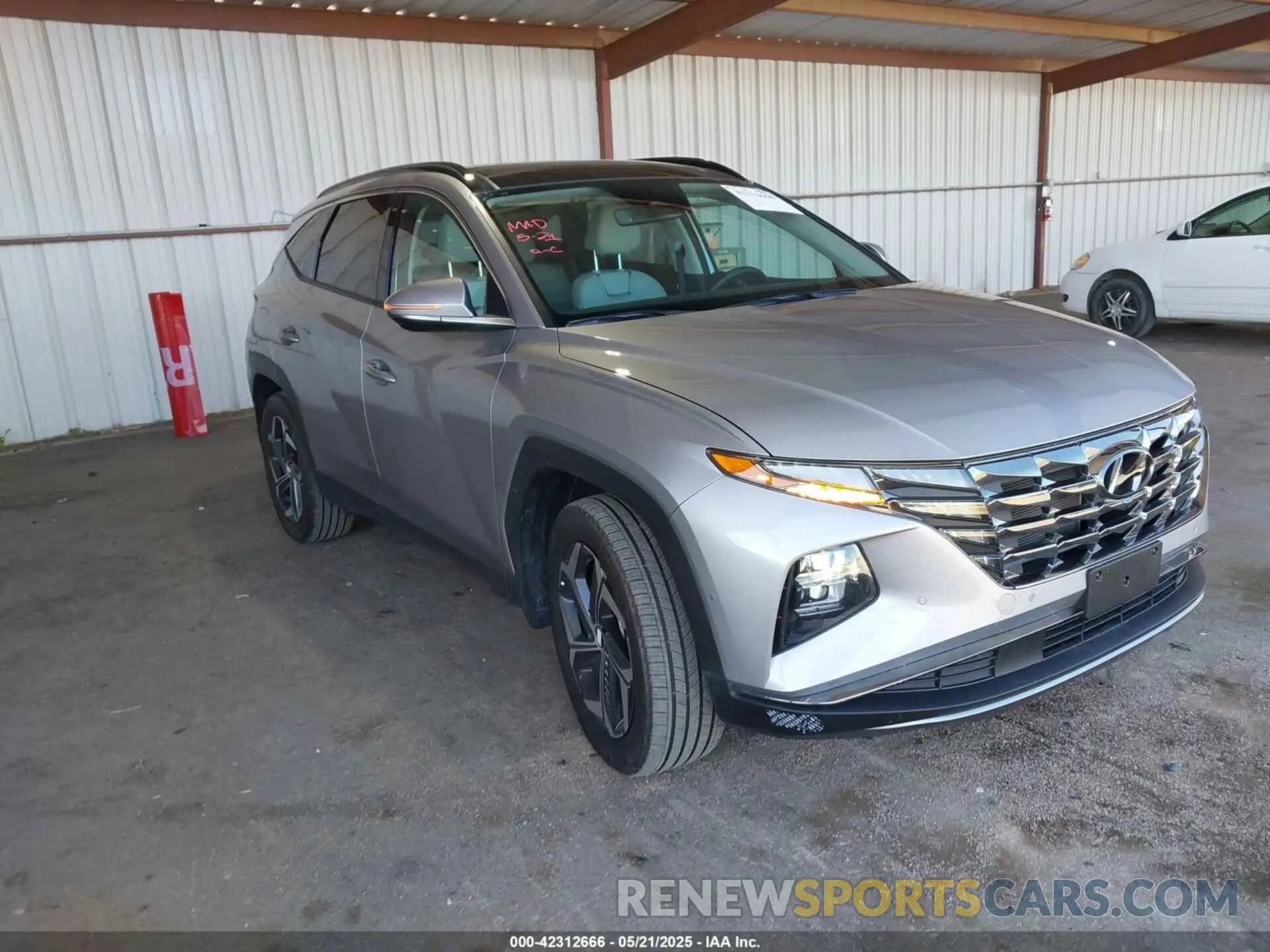 1 Photograph of a damaged car KM8JFDA27PU123335 HYUNDAI TUCSON PLUG-IN HYBRID 2023