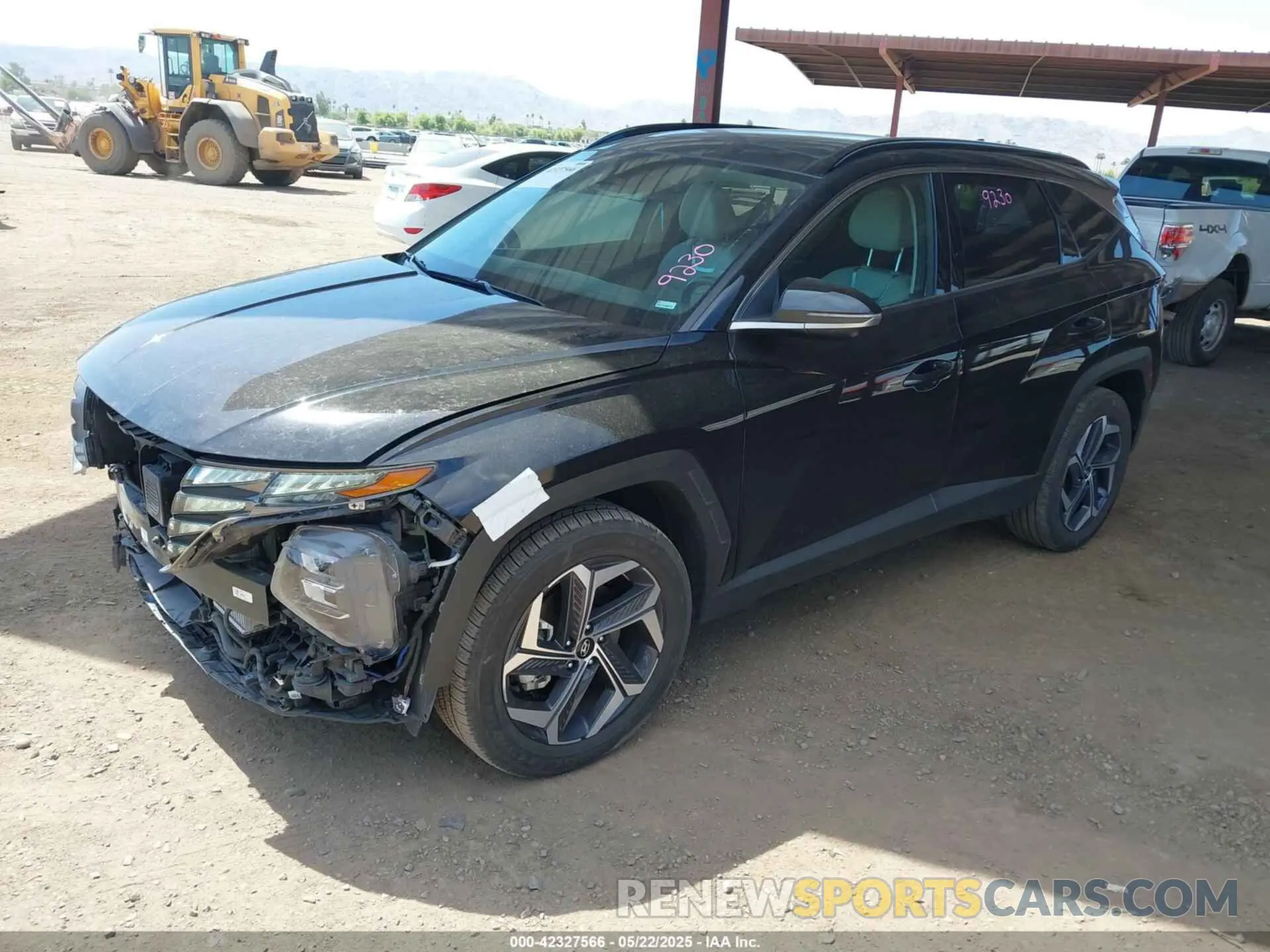 2 Photograph of a damaged car KM8JFDD20RU157938 HYUNDAI TUCSON PLUG-IN HYBRID 2024