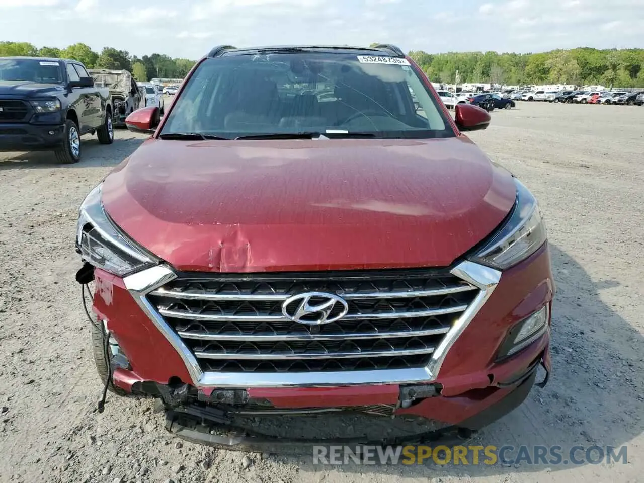 5 Photograph of a damaged car KM8J33AL7MU373598 HYUNDAI TUCSON ULT 2021