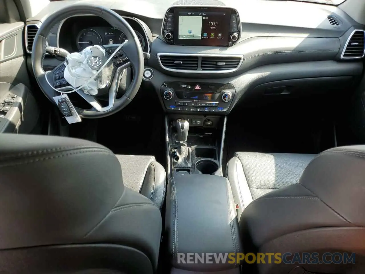 8 Photograph of a damaged car KM8J33AL7MU373598 HYUNDAI TUCSON ULT 2021