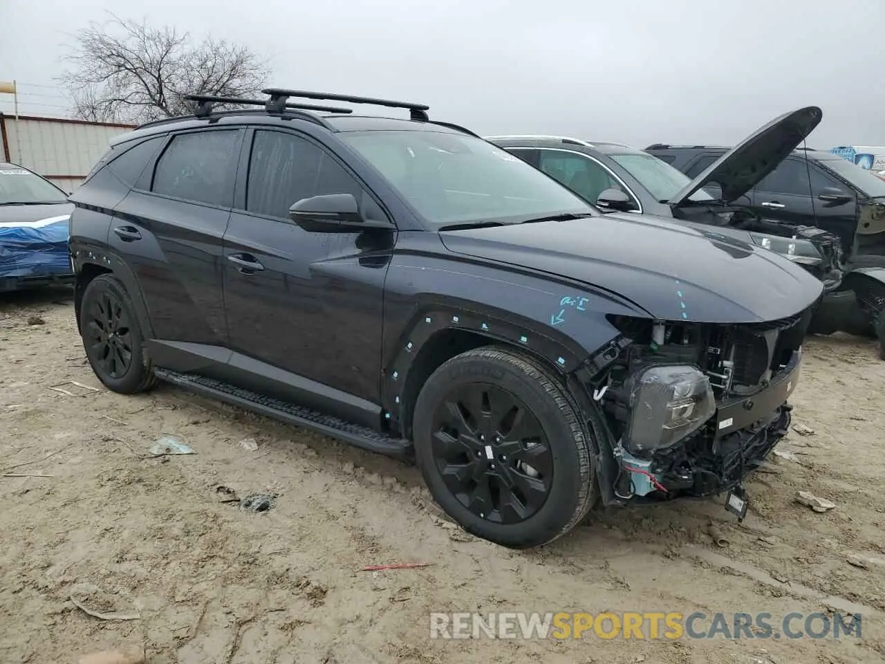 4 Photograph of a damaged car KM8JF3DE8RU340010 HYUNDAI TUCSON XRT 2024