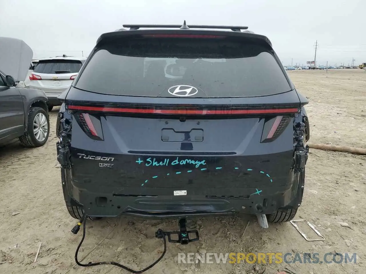 6 Photograph of a damaged car KM8JF3DE8RU340010 HYUNDAI TUCSON XRT 2024