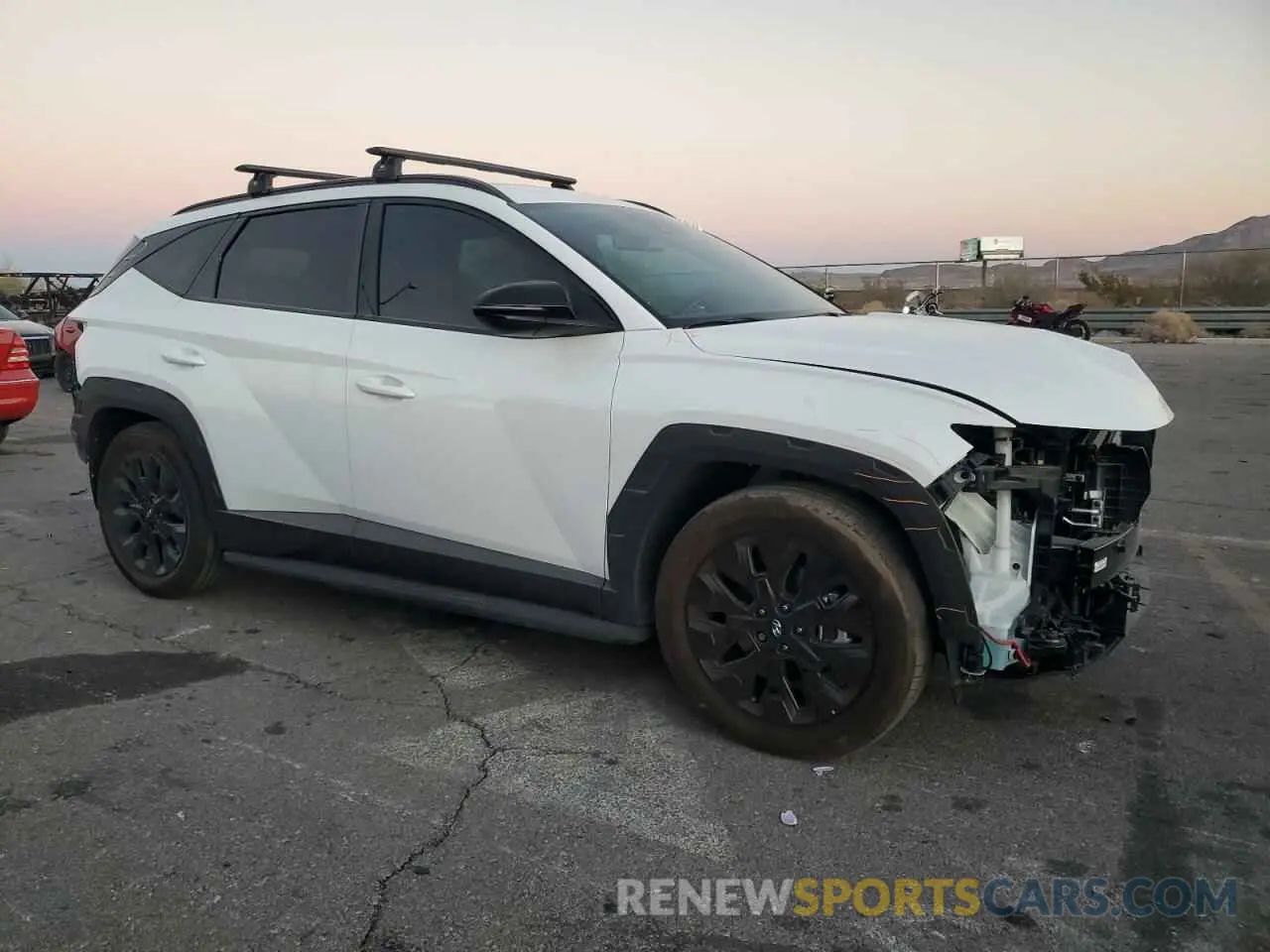 4 Photograph of a damaged car KM8JF3DE9RU301412 HYUNDAI TUCSON XRT 2024