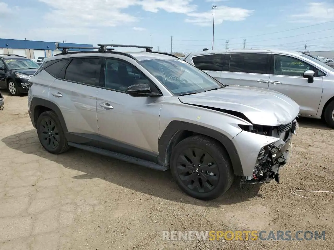 4 Photograph of a damaged car KM8JFCDE3RU291072 HYUNDAI TUCSON XRT 2024
