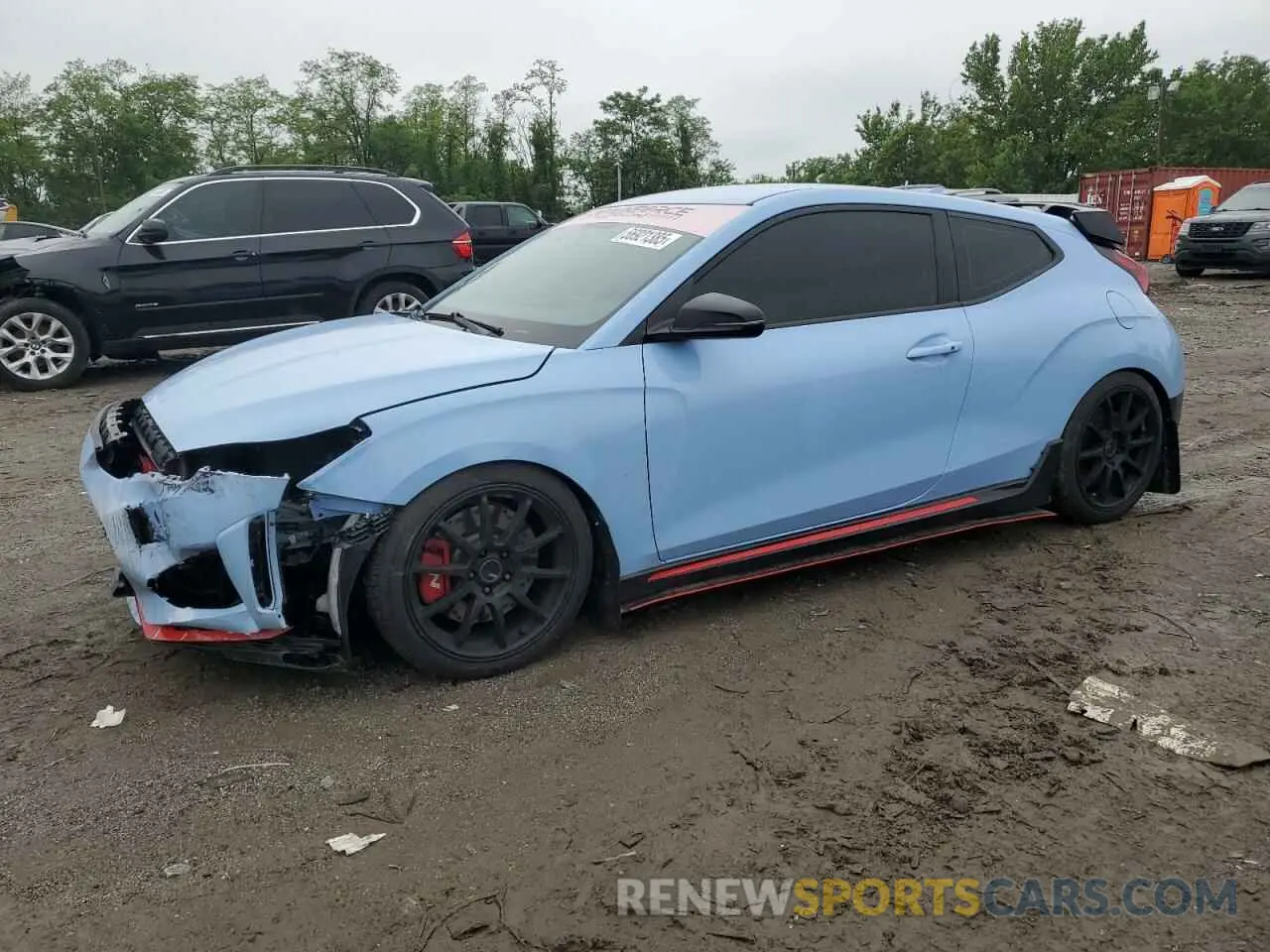 1 Photograph of a damaged car KMHT36AH3KU002313 HYUNDAI VELOSTER 2019