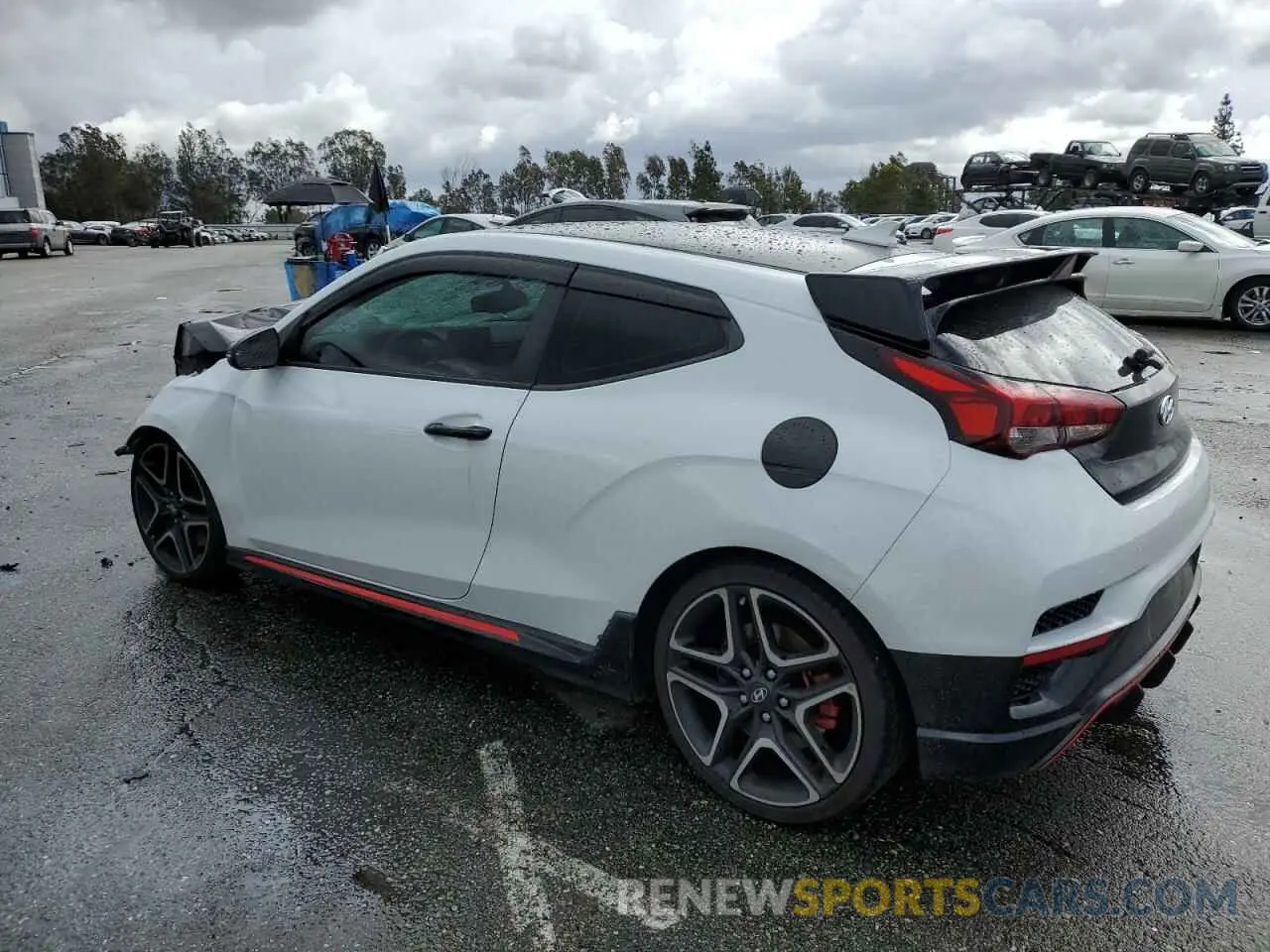 2 Photograph of a damaged car KMHT36AH5KU001213 HYUNDAI VELOSTER 2019
