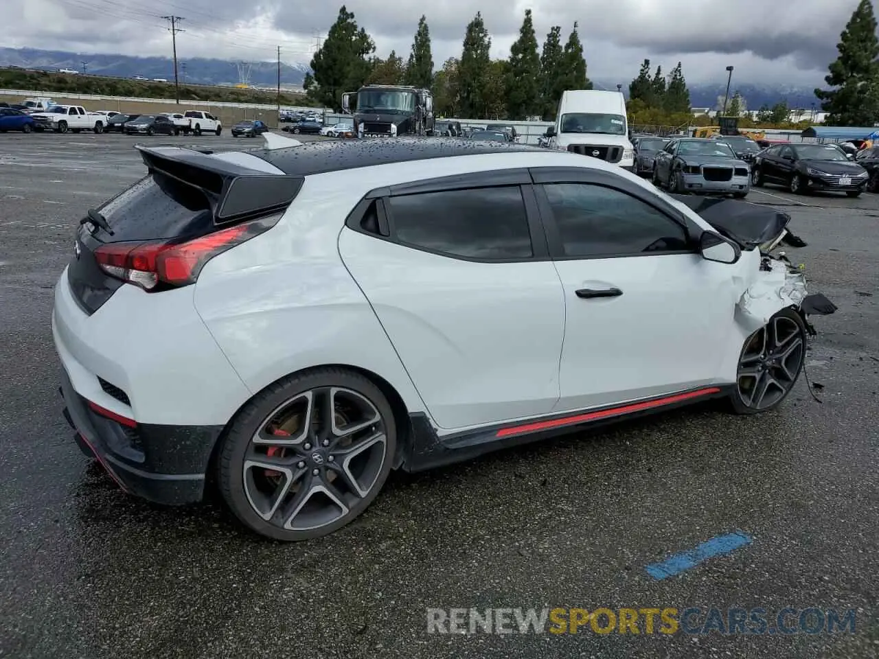 3 Photograph of a damaged car KMHT36AH5KU001213 HYUNDAI VELOSTER 2019