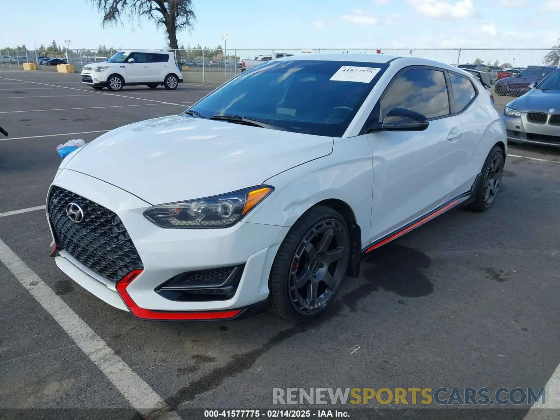 2 Photograph of a damaged car KMHT36AH6KU001916 HYUNDAI VELOSTER 2019