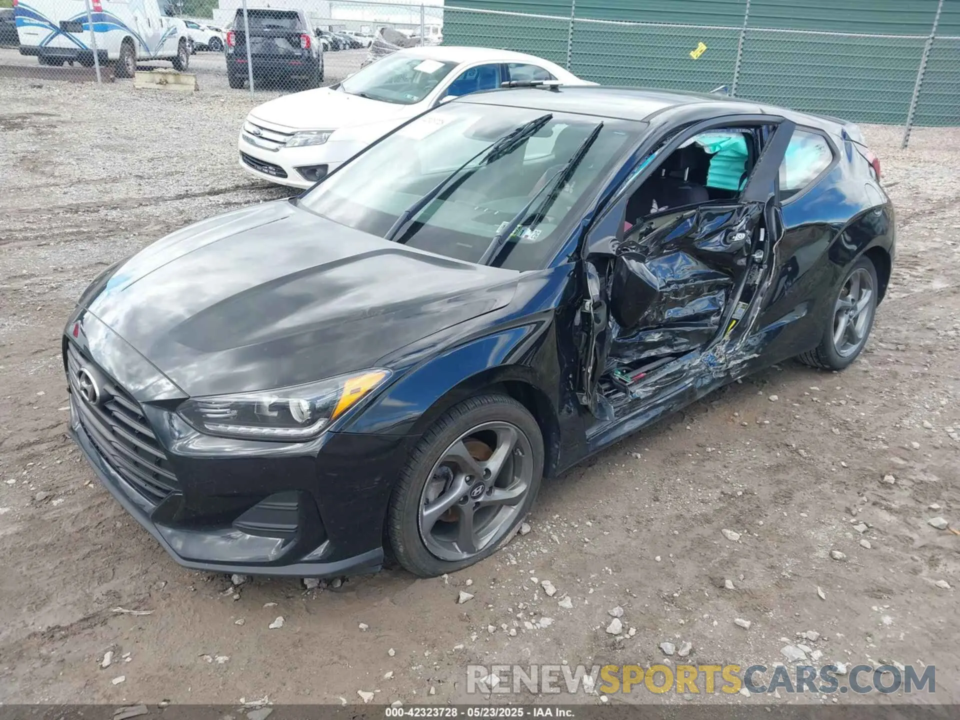 2 Photograph of a damaged car KMHTG6AF0KU006239 HYUNDAI VELOSTER 2019