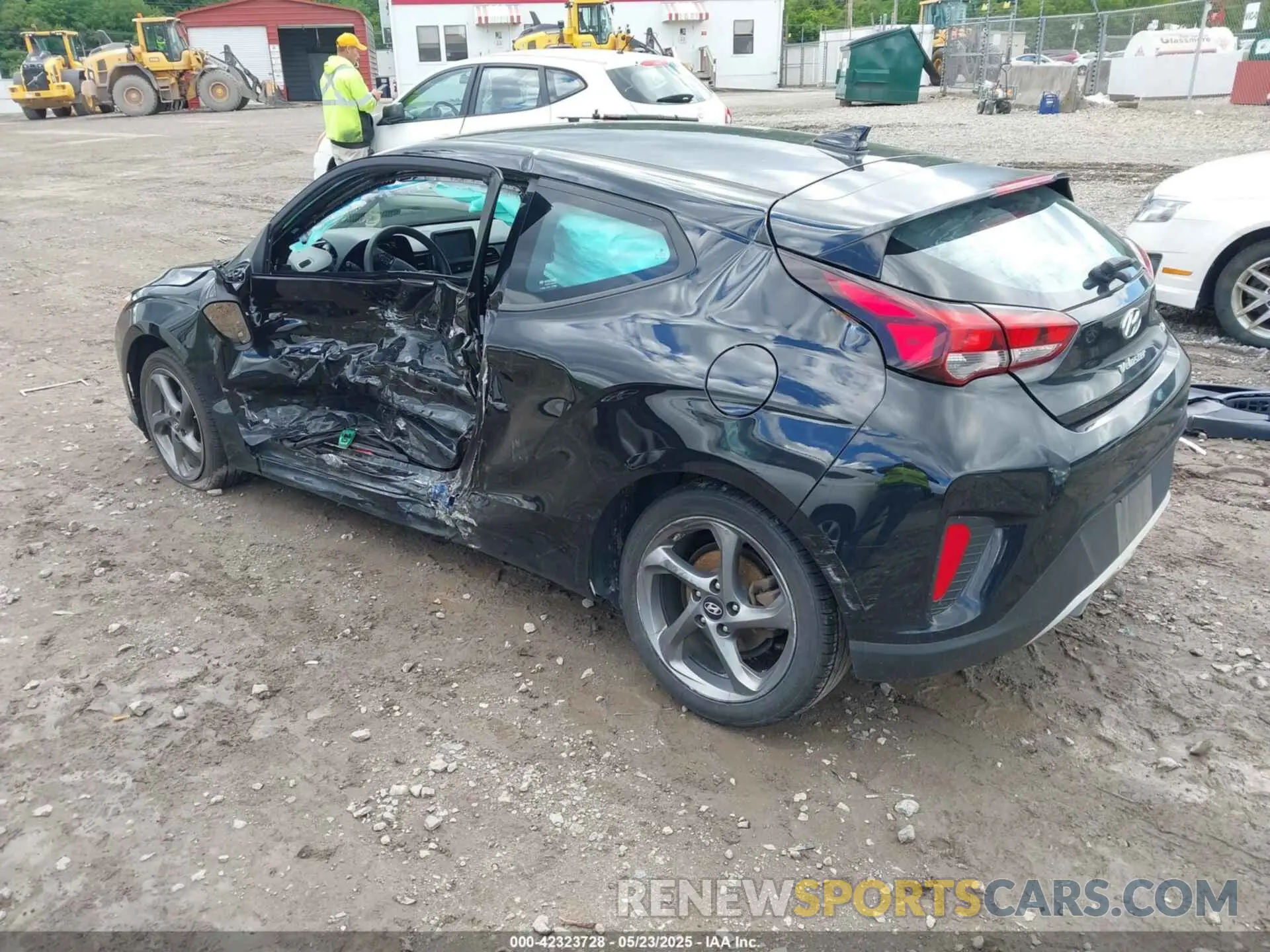 3 Photograph of a damaged car KMHTG6AF0KU006239 HYUNDAI VELOSTER 2019