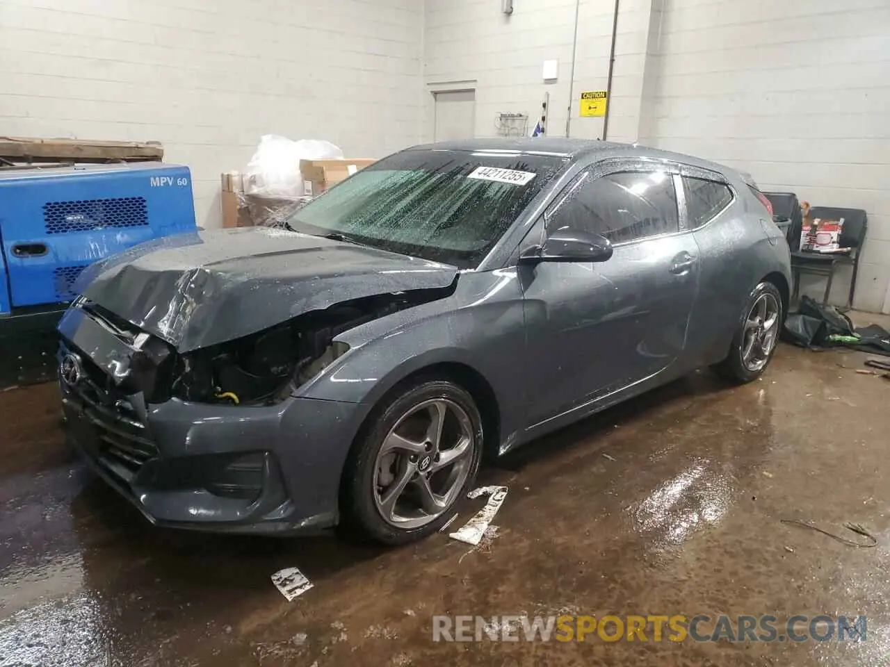 1 Photograph of a damaged car KMHTG6AF1KU017850 HYUNDAI VELOSTER 2019