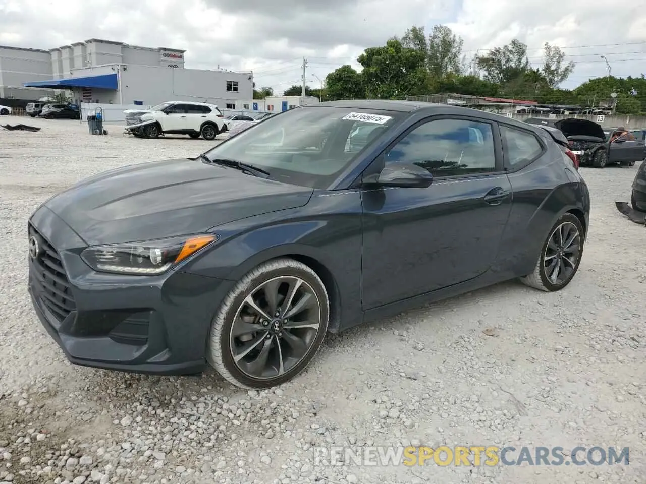 1 Photograph of a damaged car KMHTG6AF4KU005837 HYUNDAI VELOSTER 2019