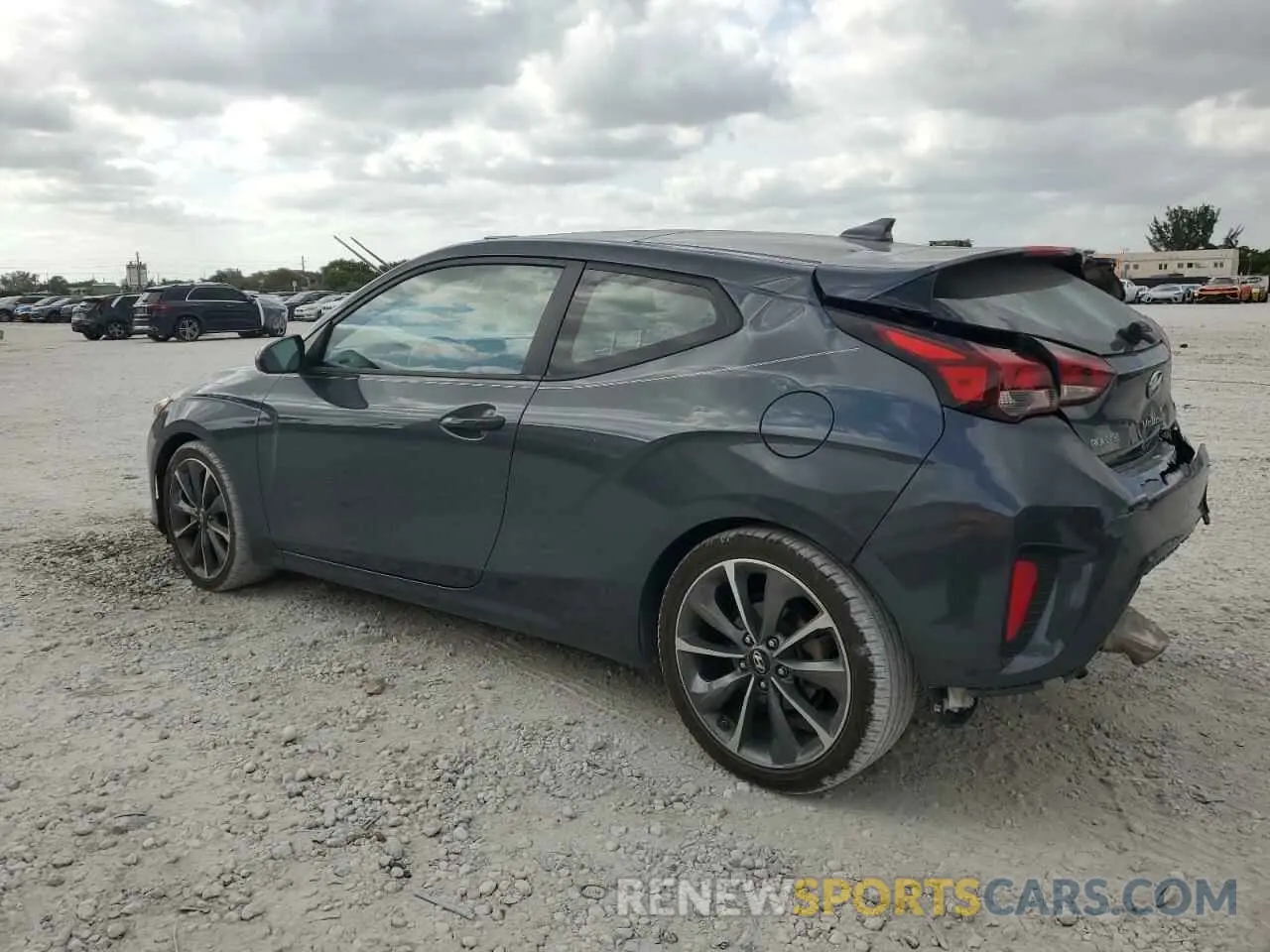 2 Photograph of a damaged car KMHTG6AF4KU005837 HYUNDAI VELOSTER 2019