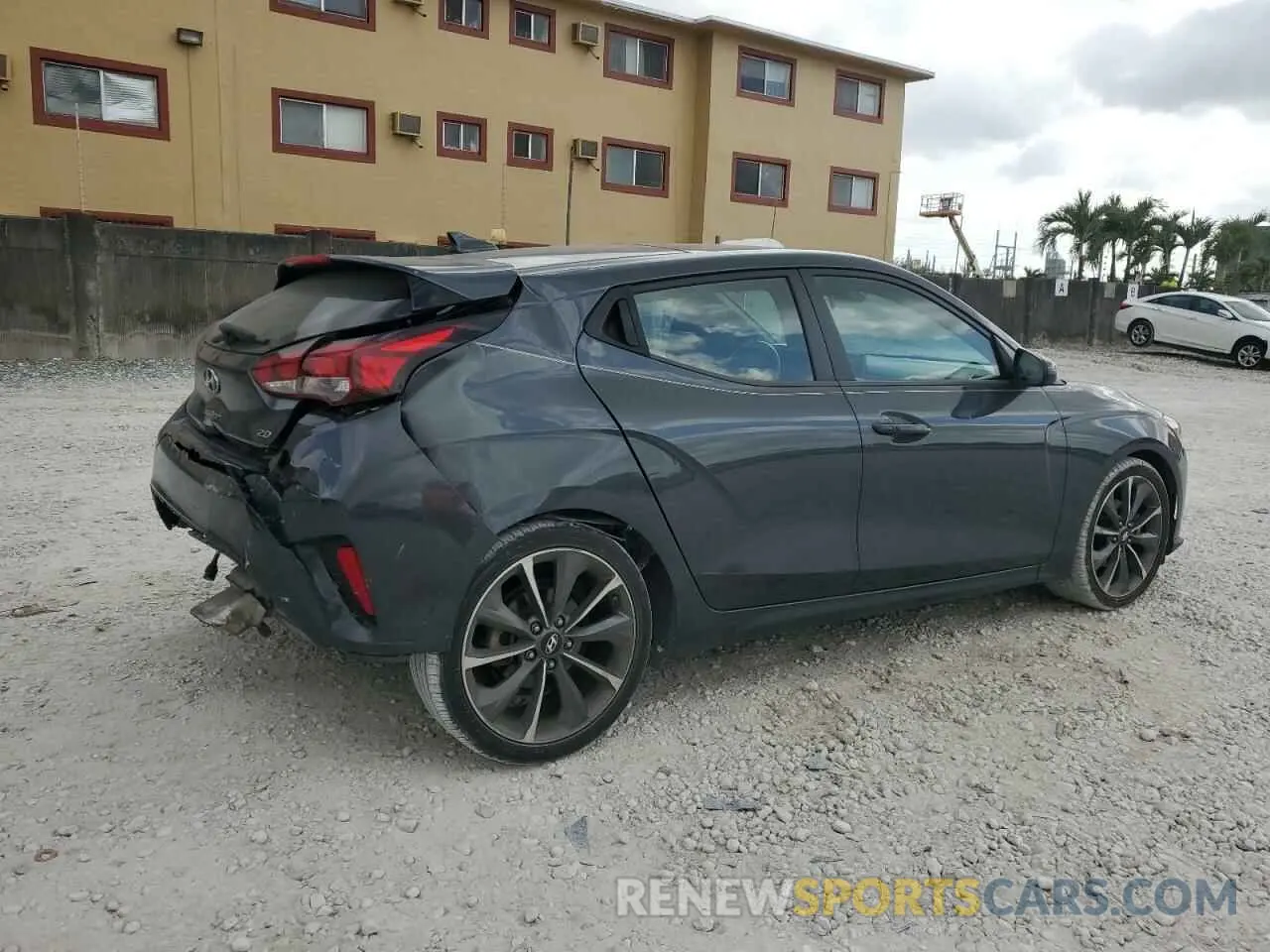 3 Photograph of a damaged car KMHTG6AF4KU005837 HYUNDAI VELOSTER 2019
