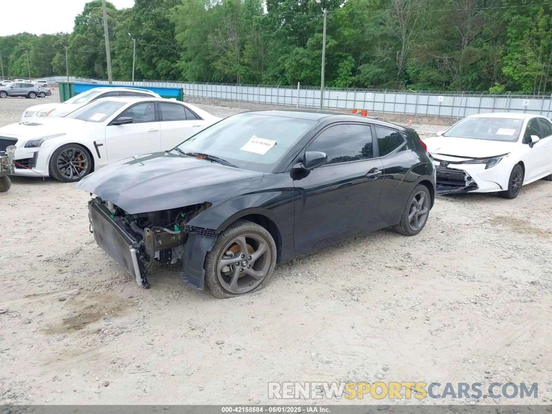 2 Photograph of a damaged car KMHTG6AF4KU010391 HYUNDAI VELOSTER 2019