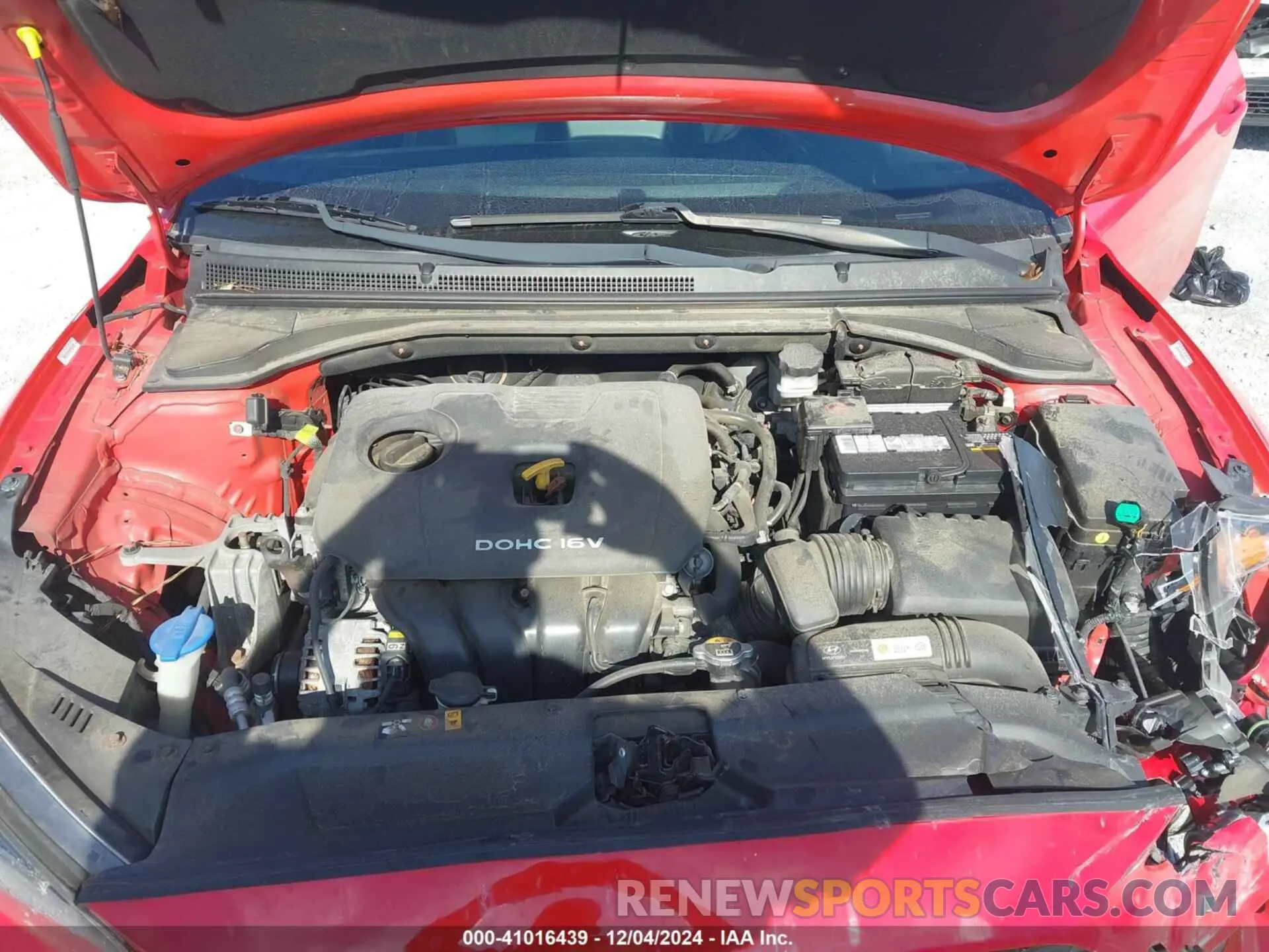 10 Photograph of a damaged car KMHTG6AF4KU016305 HYUNDAI VELOSTER 2019