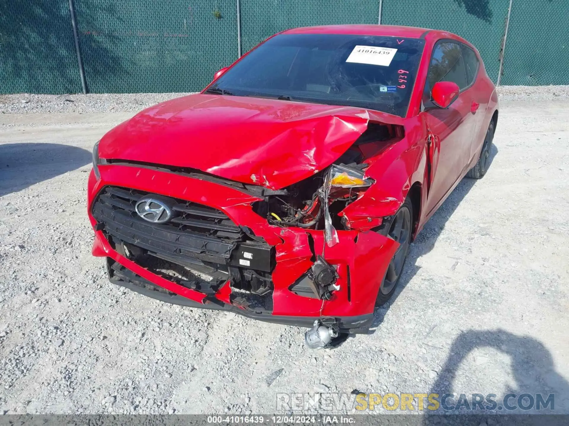 6 Photograph of a damaged car KMHTG6AF4KU016305 HYUNDAI VELOSTER 2019