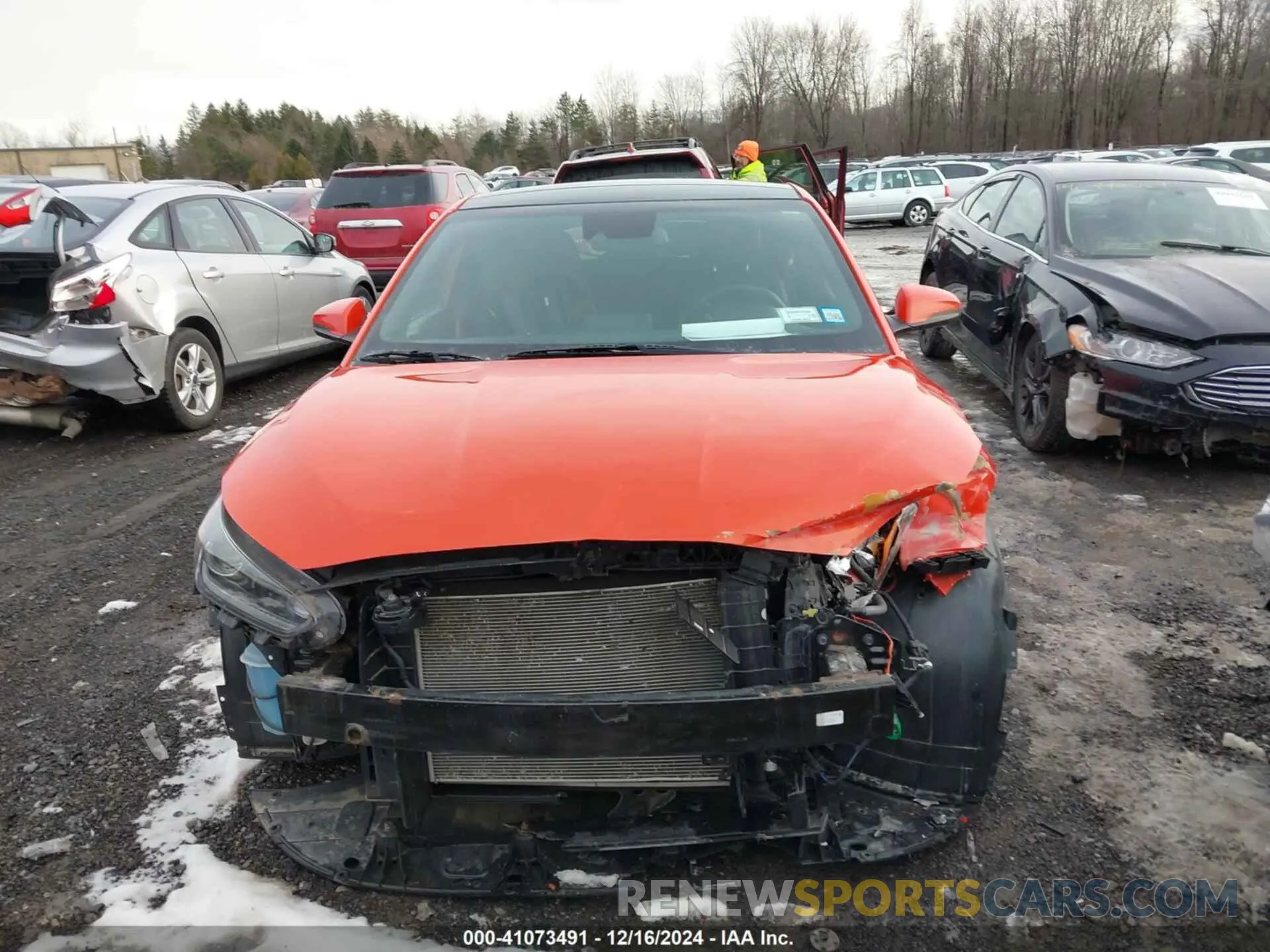 12 Photograph of a damaged car KMHTG6AF6KU005046 HYUNDAI VELOSTER 2019