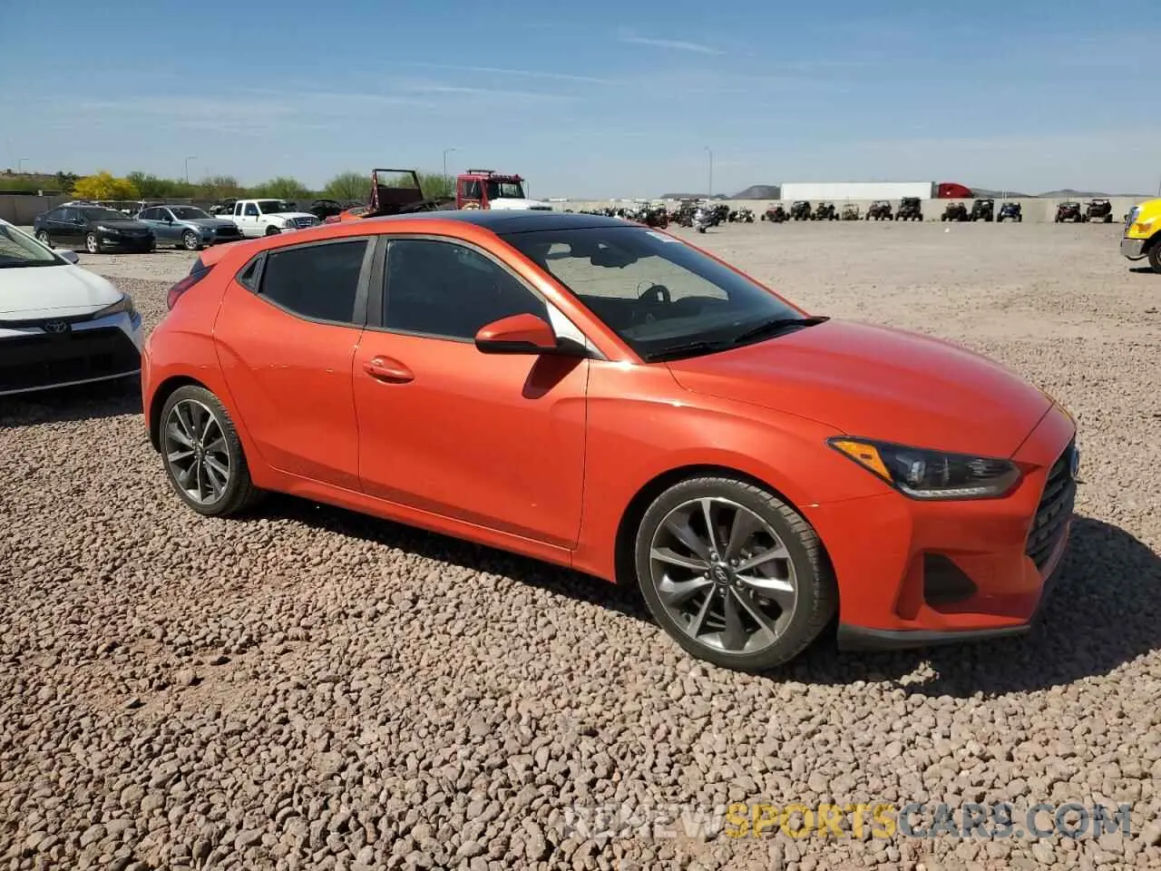 4 Photograph of a damaged car KMHTG6AF6KU019061 HYUNDAI VELOSTER 2019