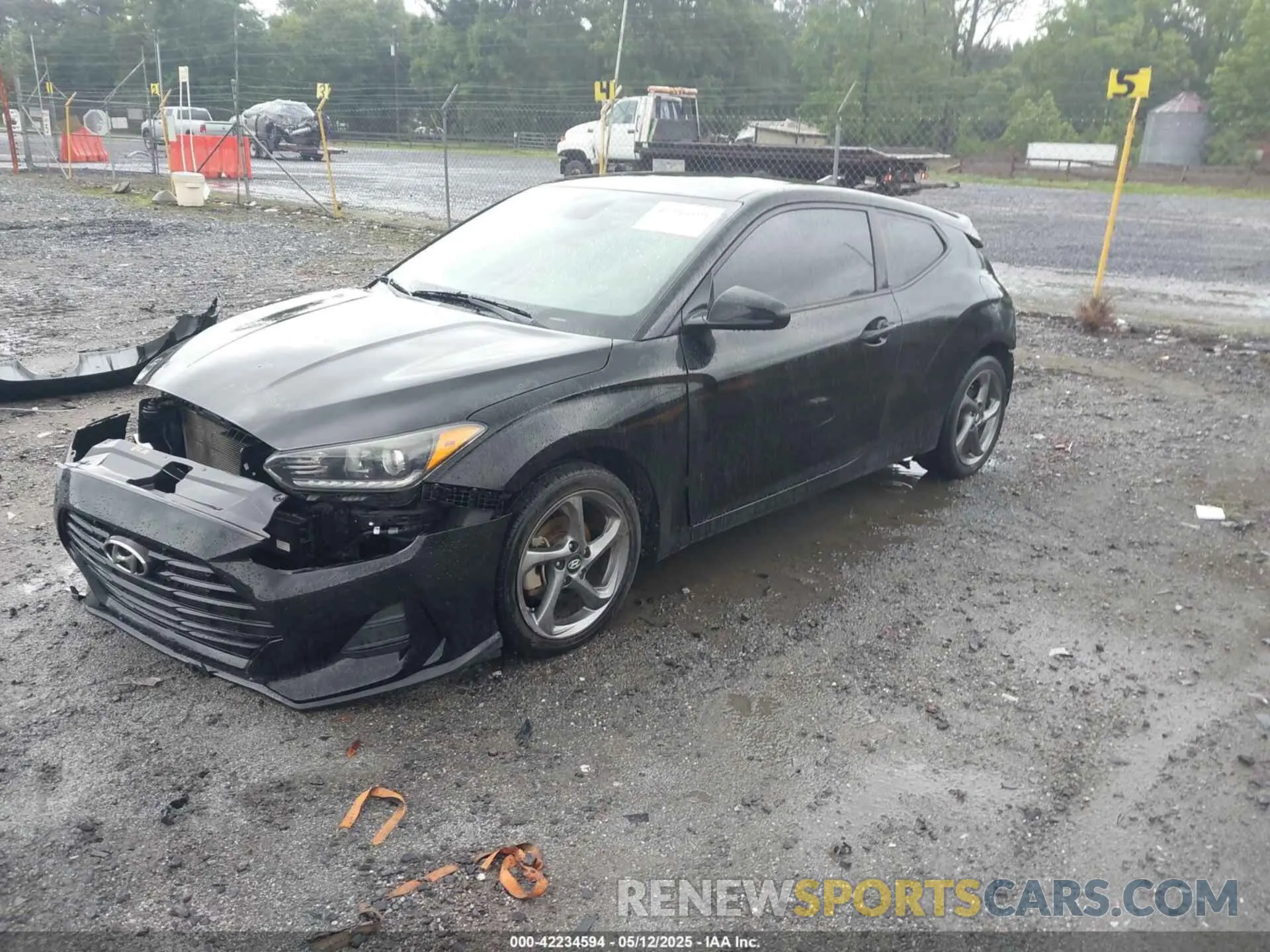2 Photograph of a damaged car KMHTG6AF7KU003810 HYUNDAI VELOSTER 2019