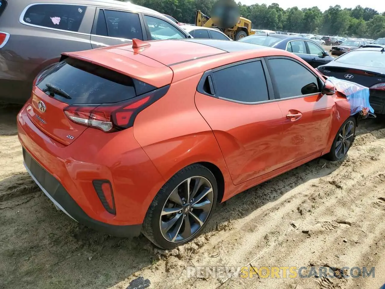 3 Photograph of a damaged car KMHTG6AF7KU006884 HYUNDAI VELOSTER 2019