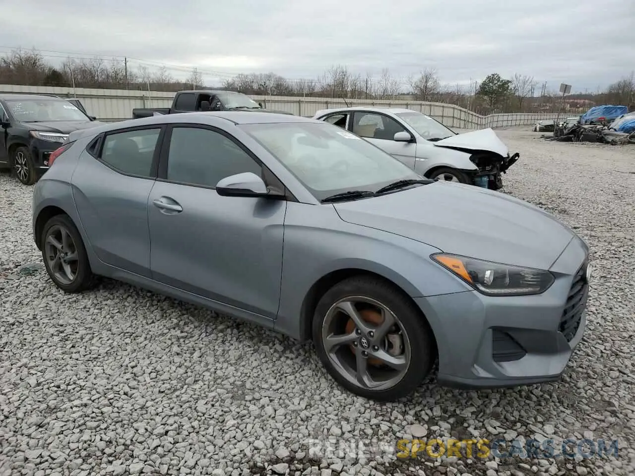 4 Photograph of a damaged car KMHTG6AF8KU017005 HYUNDAI VELOSTER 2019
