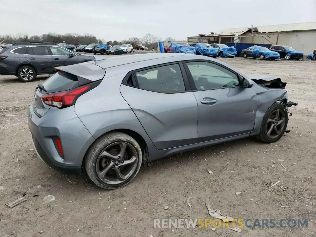 3 Photograph of a damaged car KMHTG6AF8KU017103 HYUNDAI VELOSTER 2019