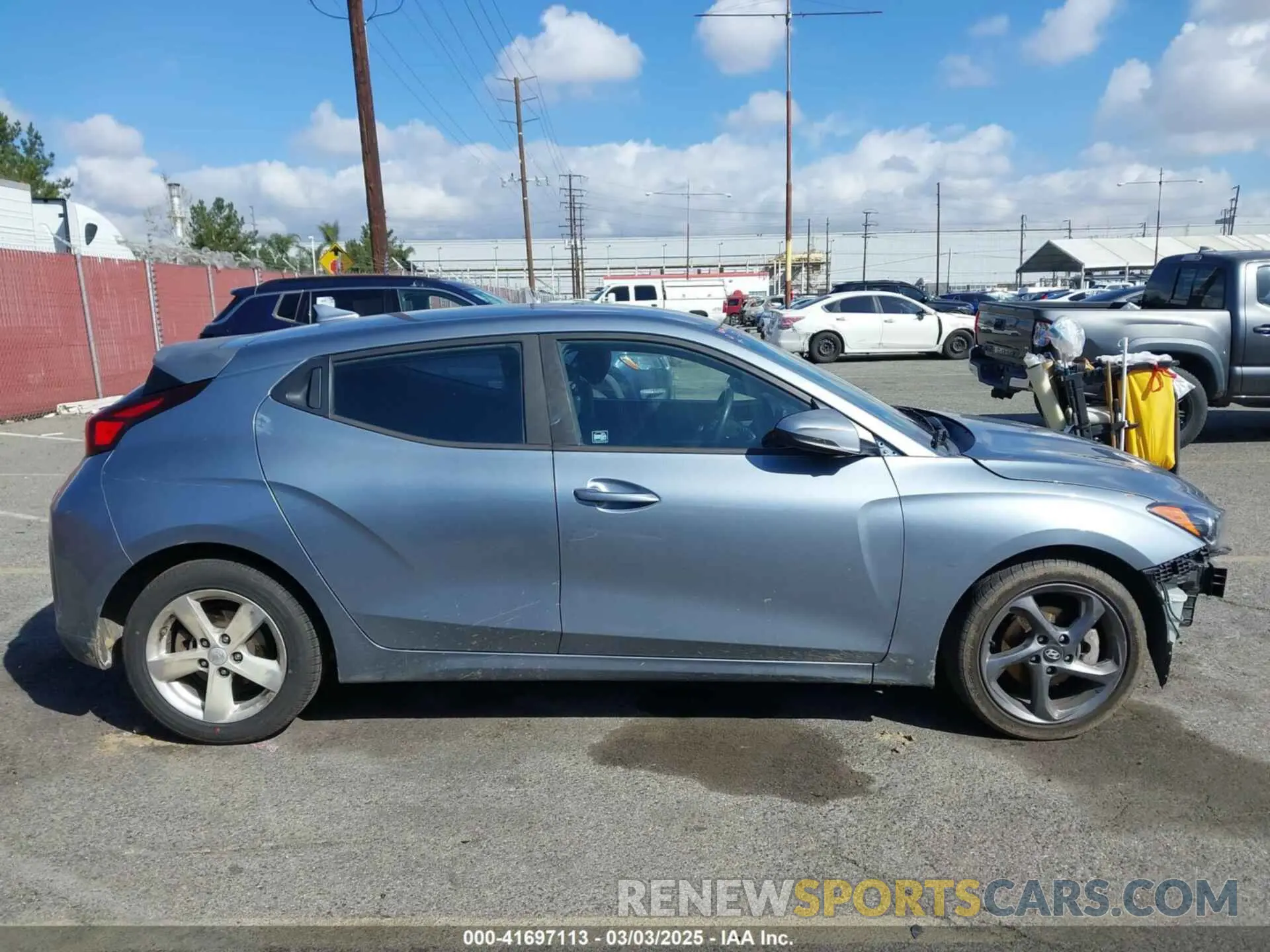 14 Photograph of a damaged car KMHTG6AF8KU019854 HYUNDAI VELOSTER 2019