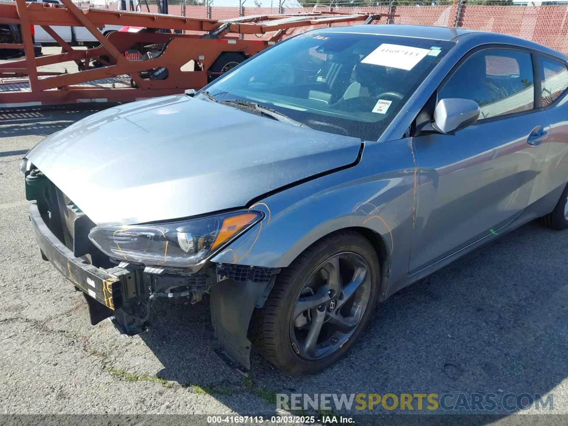 19 Photograph of a damaged car KMHTG6AF8KU019854 HYUNDAI VELOSTER 2019