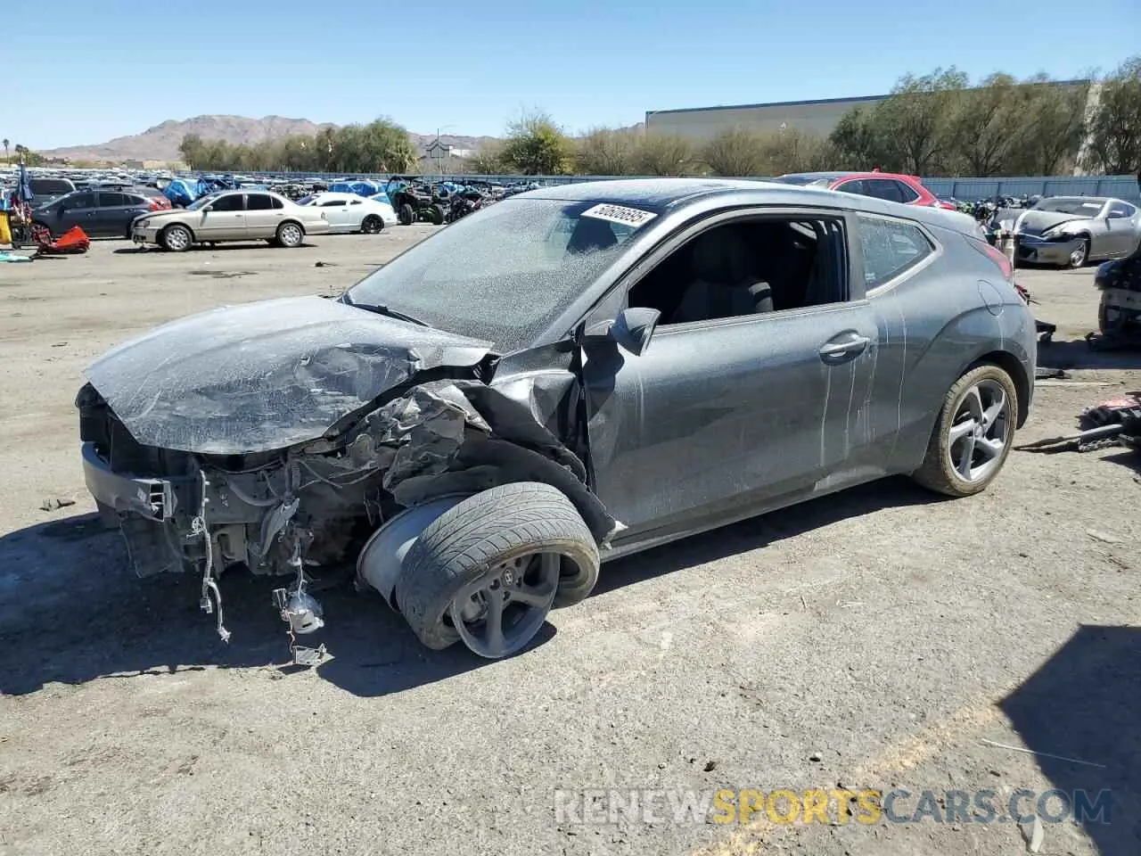 1 Photograph of a damaged car KMHTG6AF8KU019899 HYUNDAI VELOSTER 2019