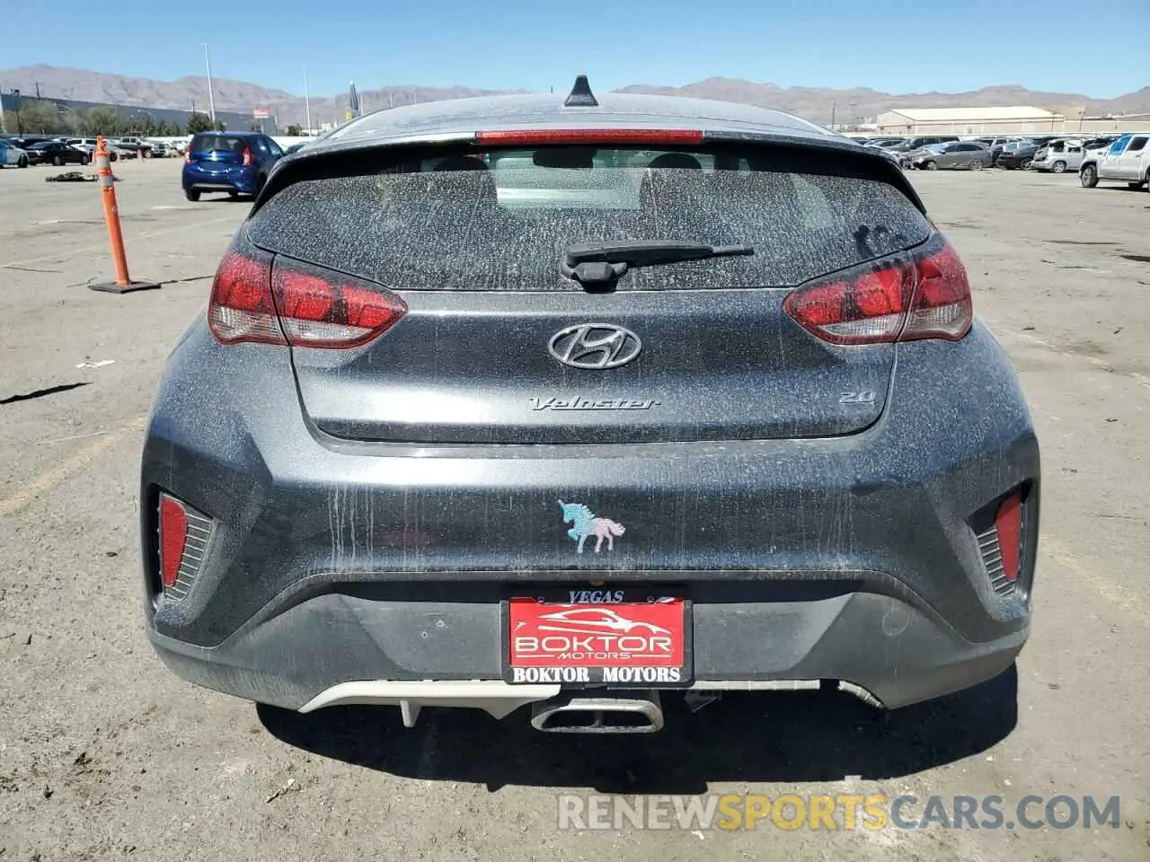 6 Photograph of a damaged car KMHTG6AF8KU019899 HYUNDAI VELOSTER 2019